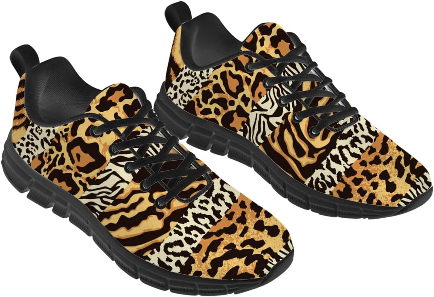 Funny Tiger Shoes for Women Men Tennis Shoes Lightweight Athletic Gym Running Sneakers Tiger Lovers Gifts for Him Her