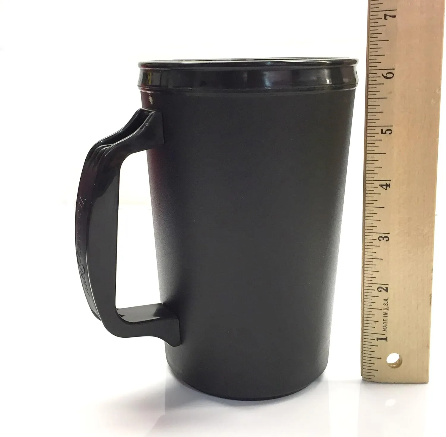 GAMA Electronics Thermoserv 20oz Insulated Travel Mug Classic Gas Station Design (Black/Blue 2 Pack)
