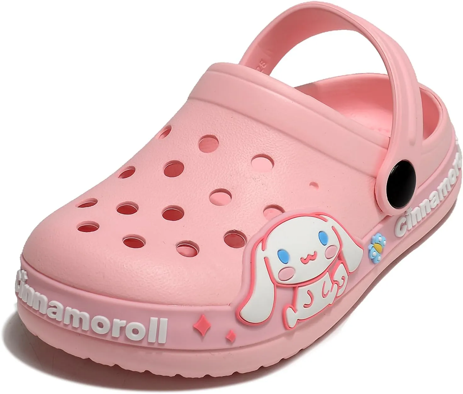 Girls Garden Clogs Breathable Lightweight Comfortable Non-Slip Cartoon Slippers for Toddlers Little Kids,Beach Sandals