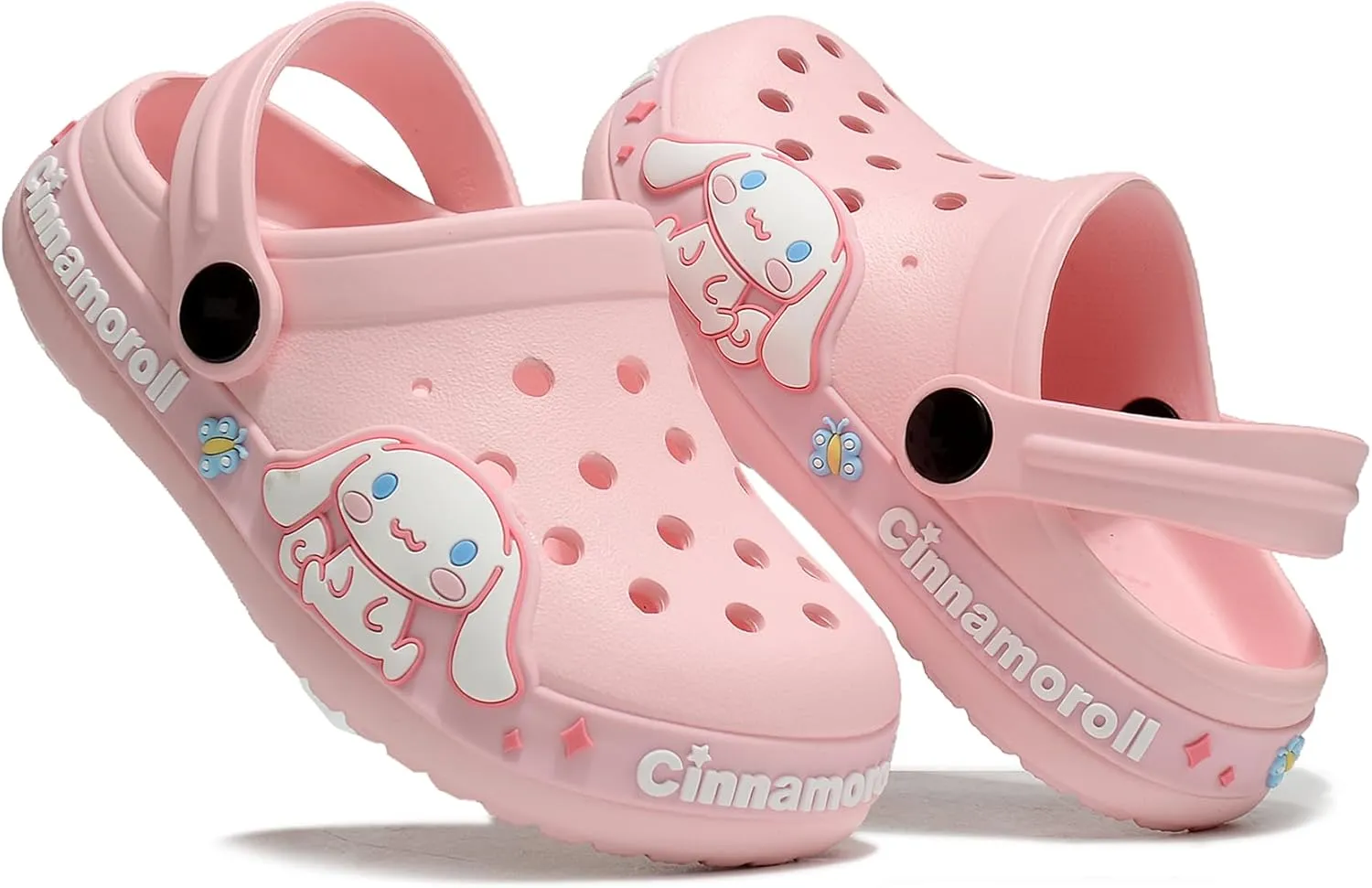 Girls Garden Clogs Breathable Lightweight Comfortable Non-Slip Cartoon Slippers for Toddlers Little Kids,Beach Sandals