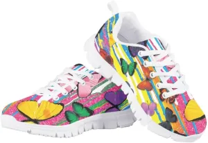 Girls Shoes Athletic Running Fashion Sneakers Cute Walking Breathable Fitness Tennis Lightweight Shoes