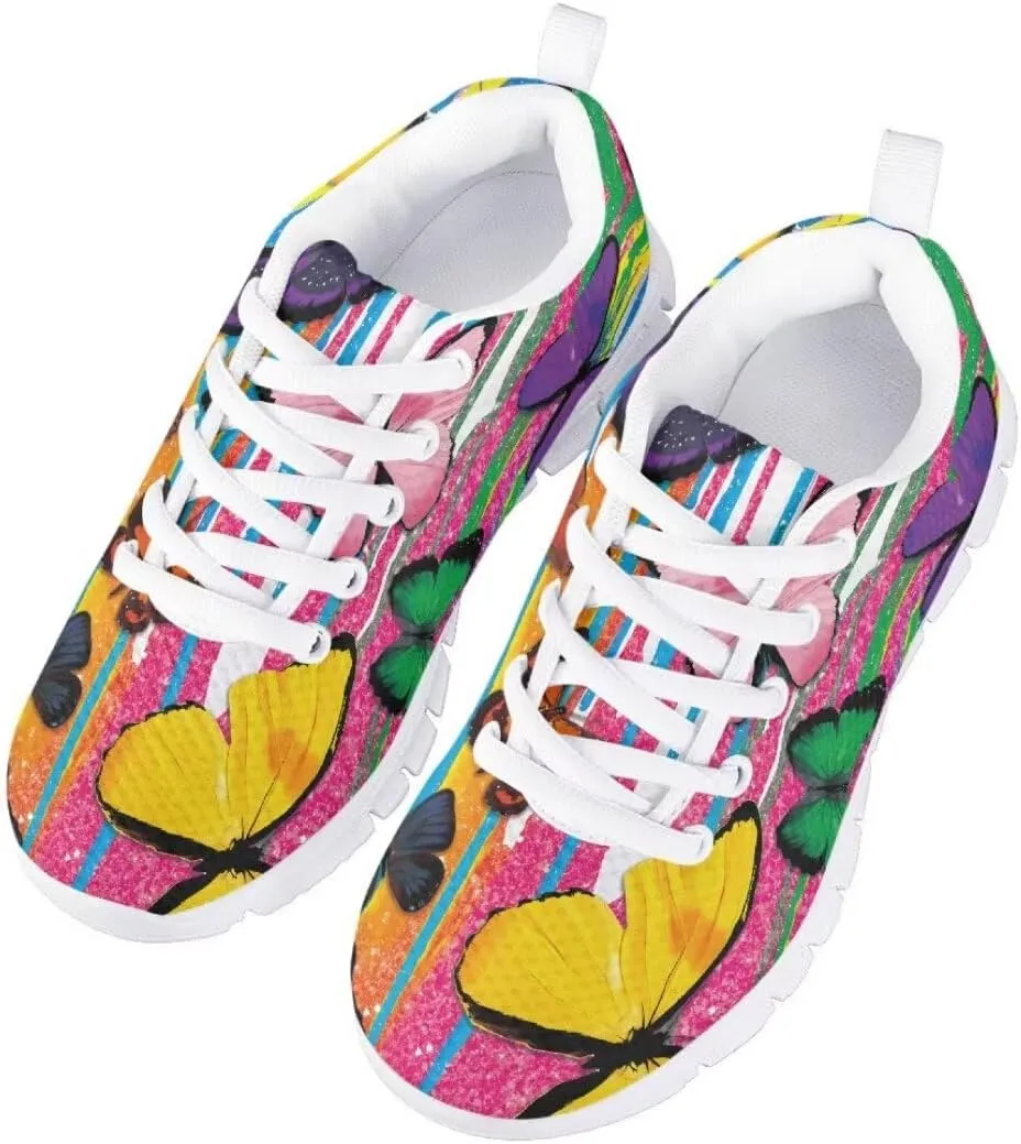 Girls Shoes Athletic Running Fashion Sneakers Cute Walking Breathable Fitness Tennis Lightweight Shoes