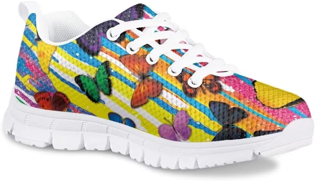 Girls Shoes Athletic Running Fashion Sneakers Cute Walking Breathable Fitness Tennis Lightweight Shoes