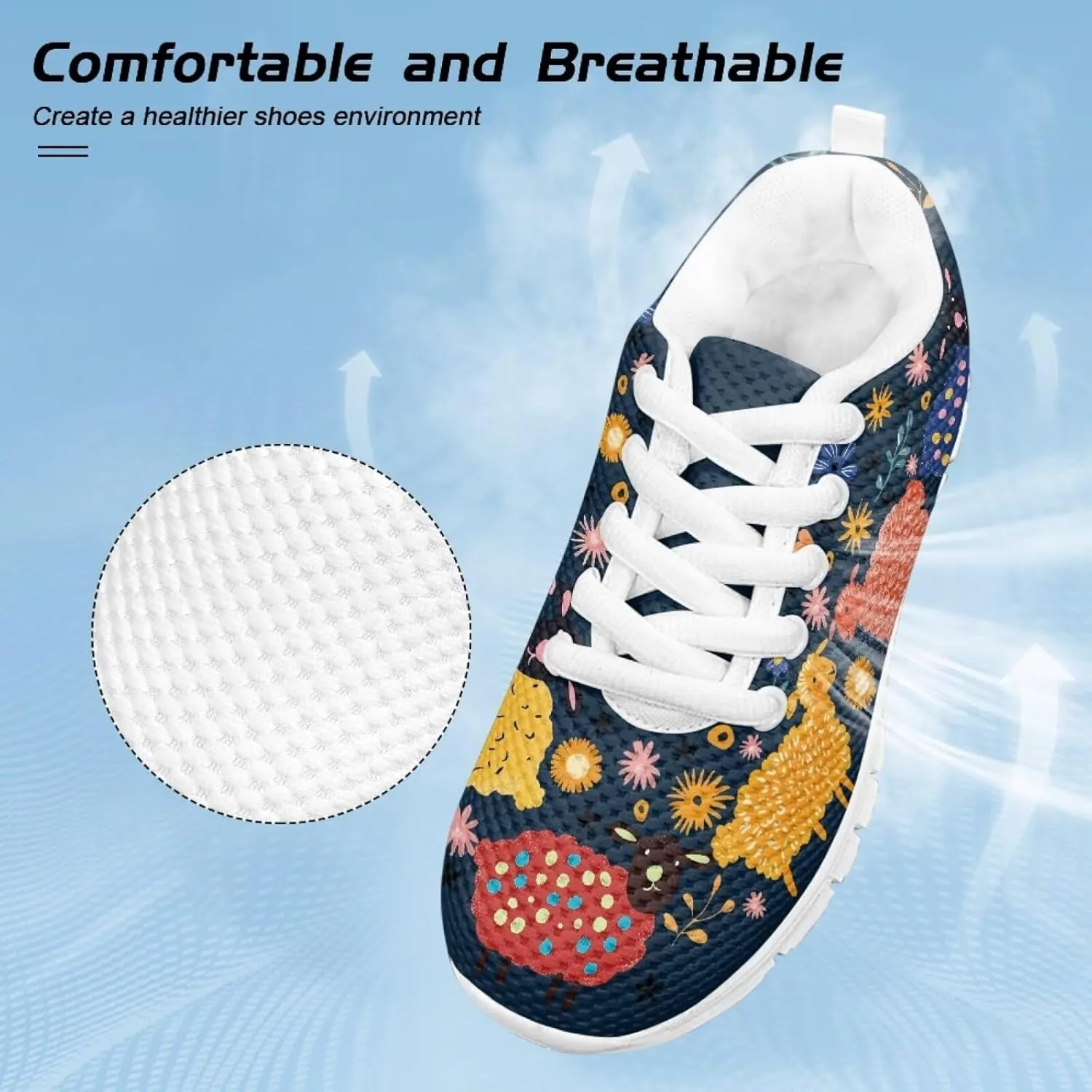 Girls Shoes Tennis Running Shoes Boys Lightweight Breathable Sneakers for Kids