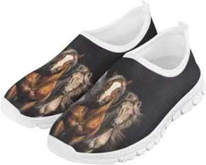 Girls Slip On Shoes Breathable Teen Girl Tennis Shoes for Outdoor Activities