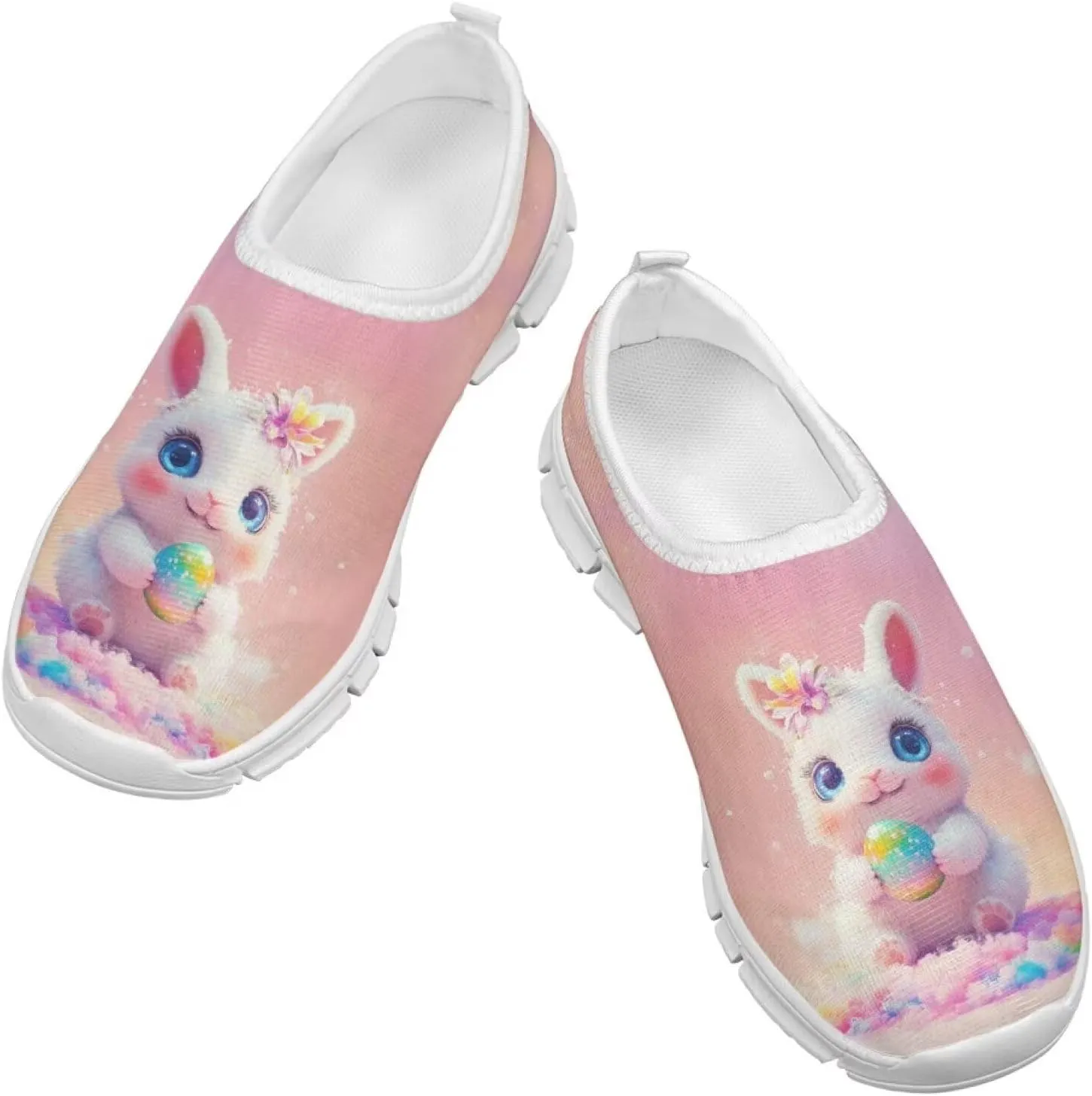 Girls Slip On Shoes Breathable Teen Girl Tennis Shoes for Outdoor Activities