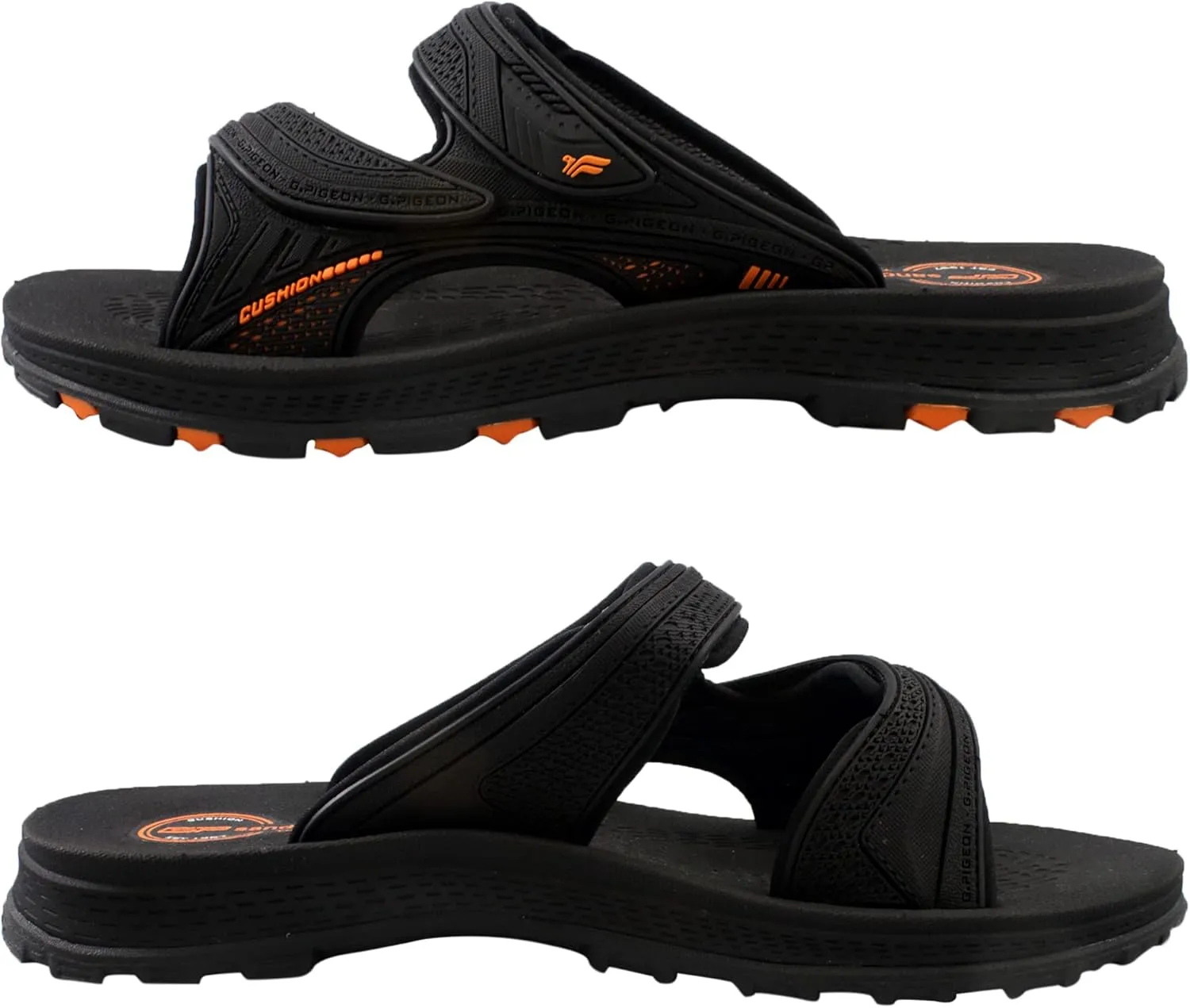 Gold Pigeon Shoes EVA Anti-Fatigue Ultra-Cushion Unisex Slide Sandals Adjustable Straps