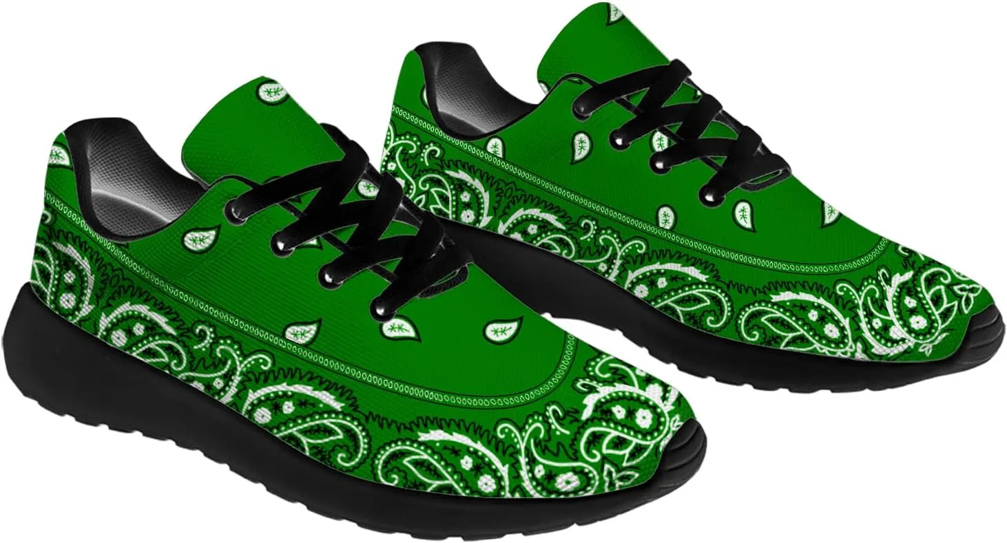 Green Sneakers for Women Men Running Shoes Casual Tennis Shoes Gifts for Men Women