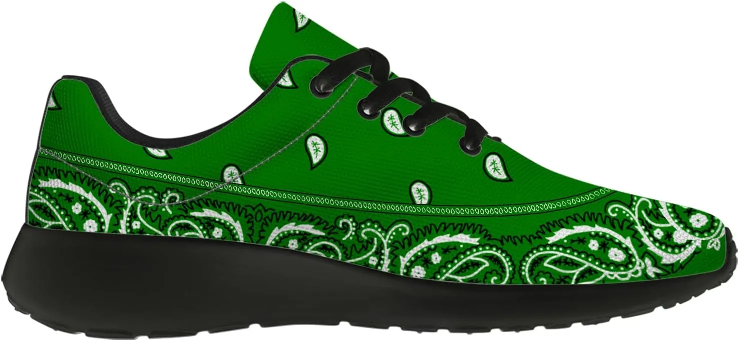Green Sneakers for Women Men Running Shoes Casual Tennis Shoes Gifts for Men Women