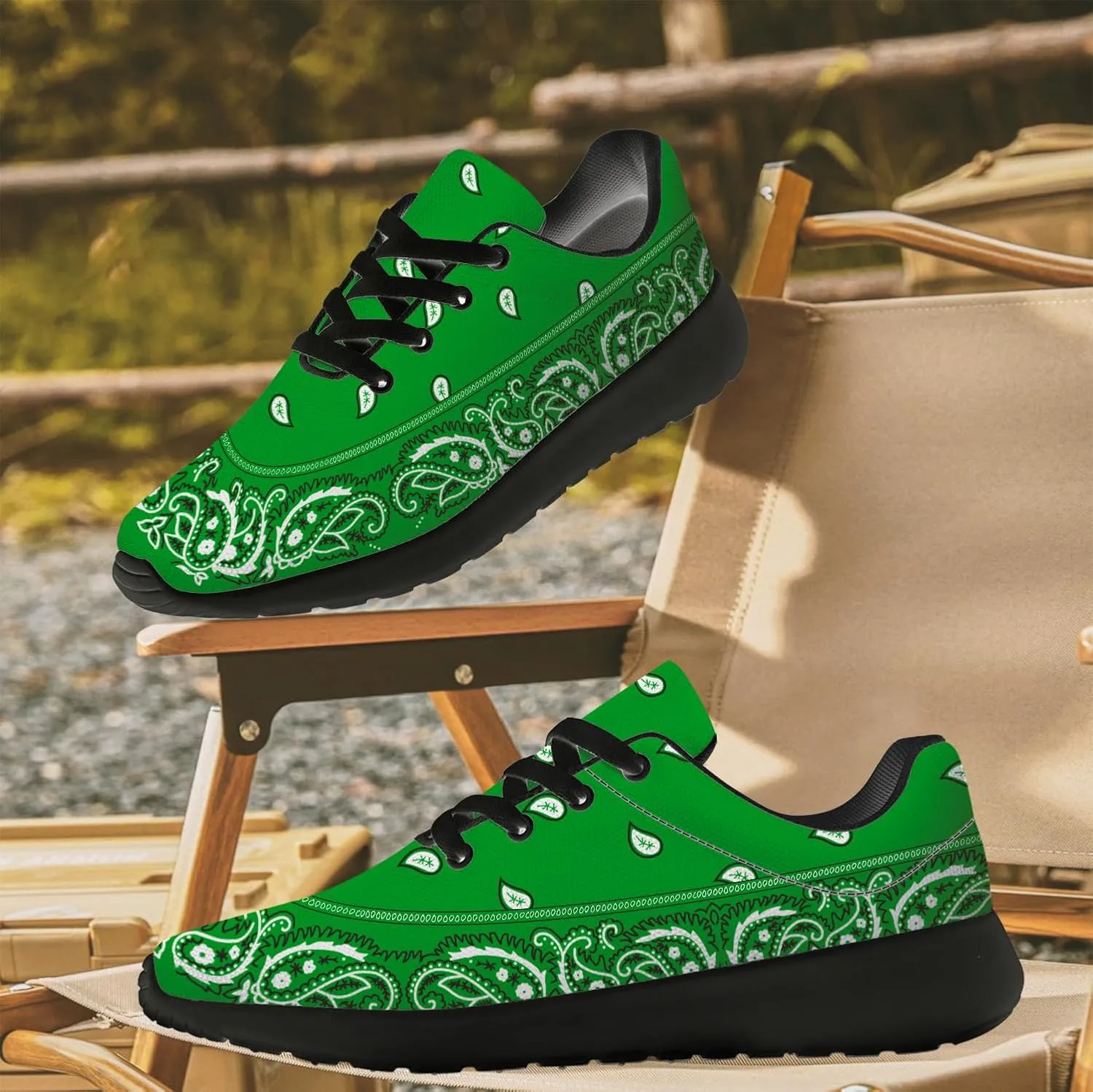 Green Sneakers for Women Men Running Shoes Casual Tennis Shoes Gifts for Men Women