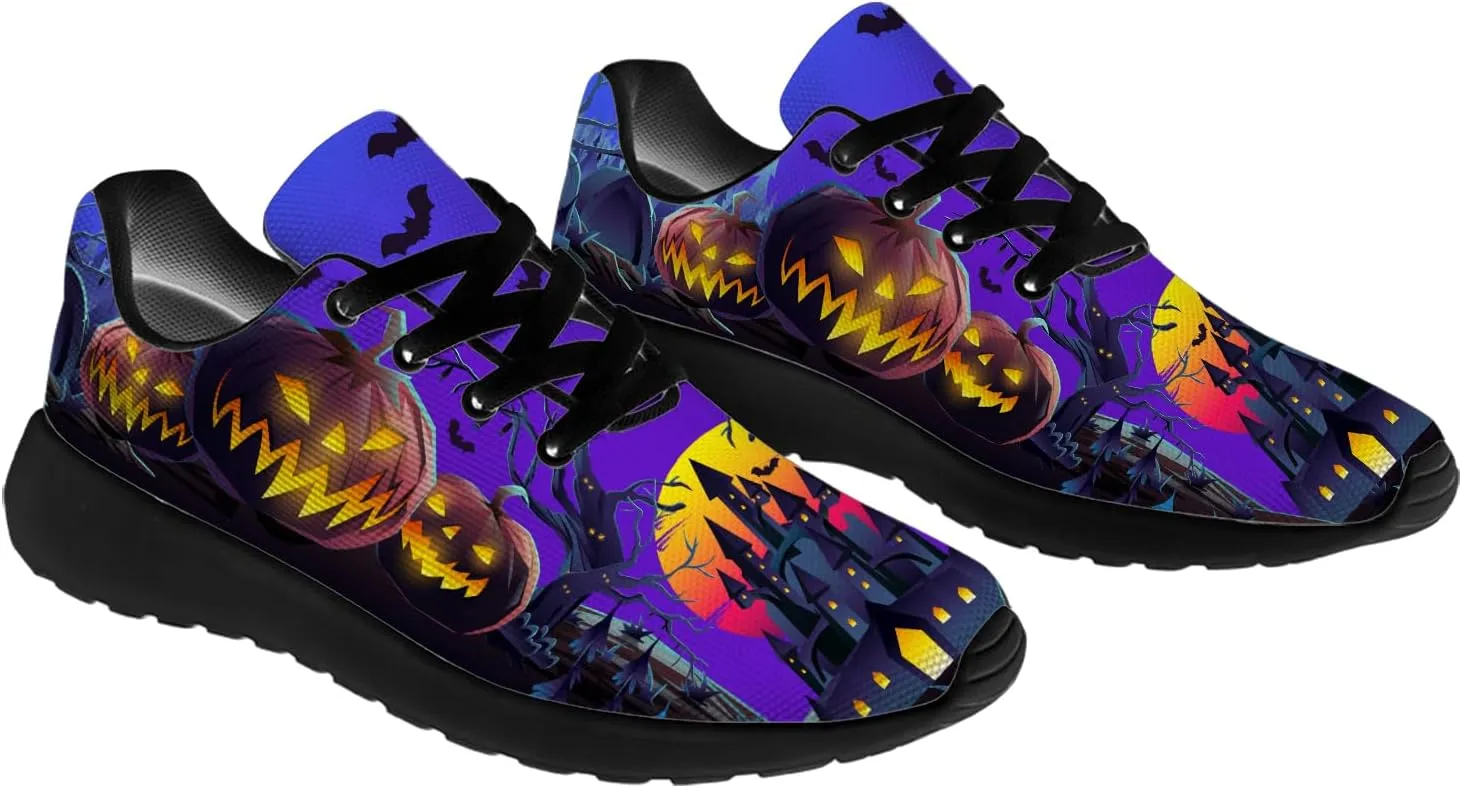 Halloween Shoes for Women Men Running Shoes Walking Sneakers Tennis Shoes Gifts for Women Men
