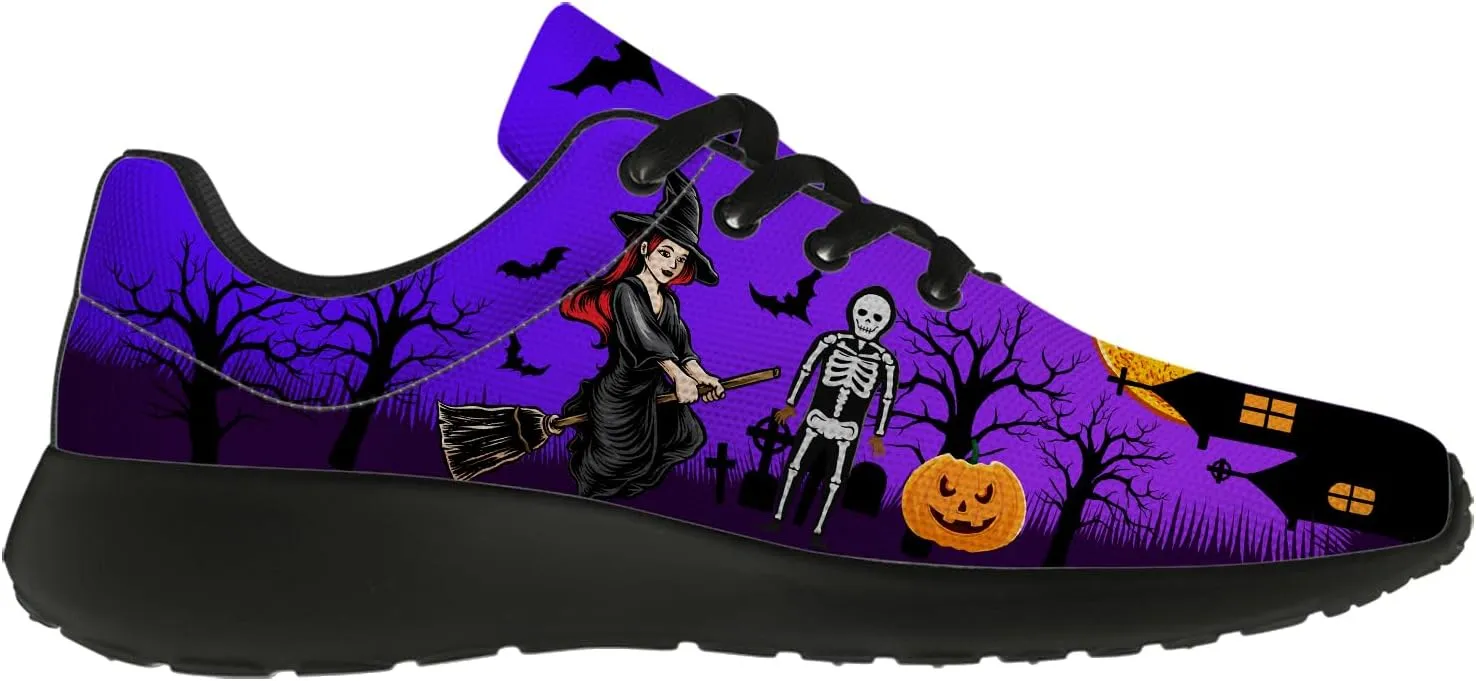 Halloween Shoes for Women Men Running Shoes Walking Sneakers Tennis Shoes Gifts for Women Men