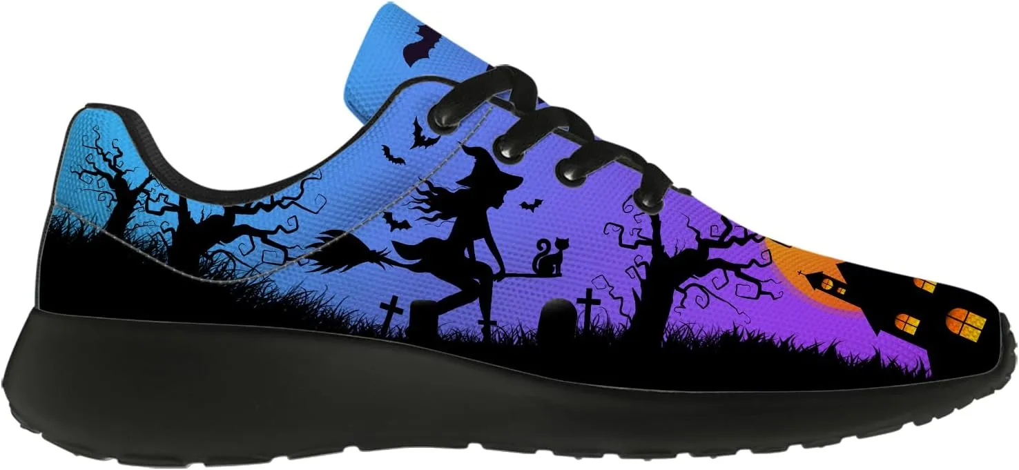 Halloween Shoes for Women Men Running Shoes Walking Sneakers Tennis Shoes Gifts for Women Men