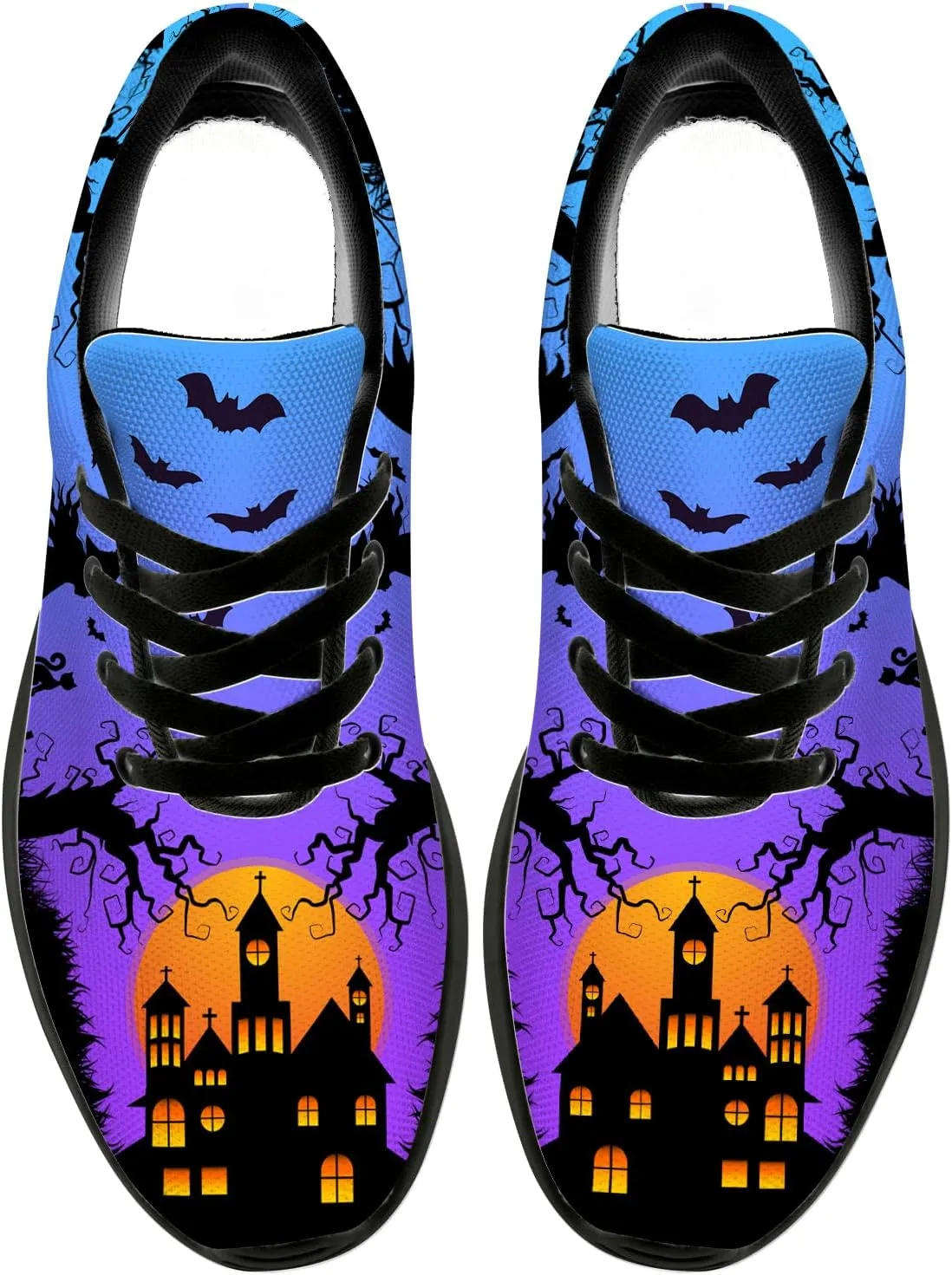 Halloween Shoes for Women Men Running Shoes Walking Sneakers Tennis Shoes Gifts for Women Men