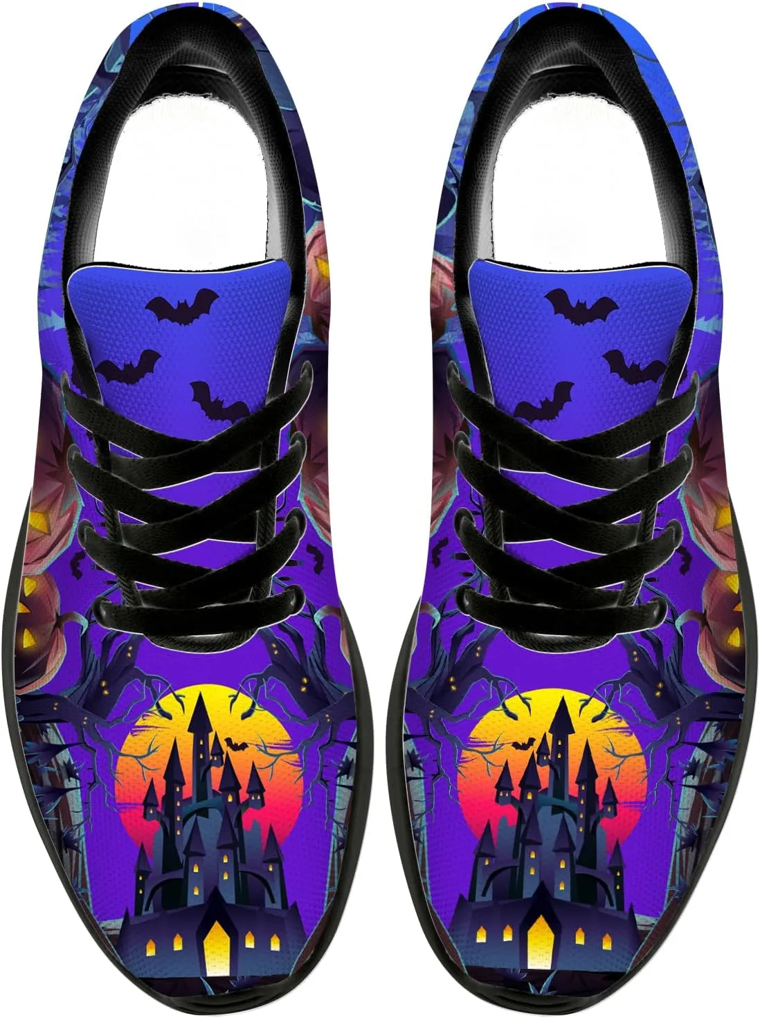 Halloween Shoes for Women Men Running Shoes Walking Sneakers Tennis Shoes Gifts for Women Men
