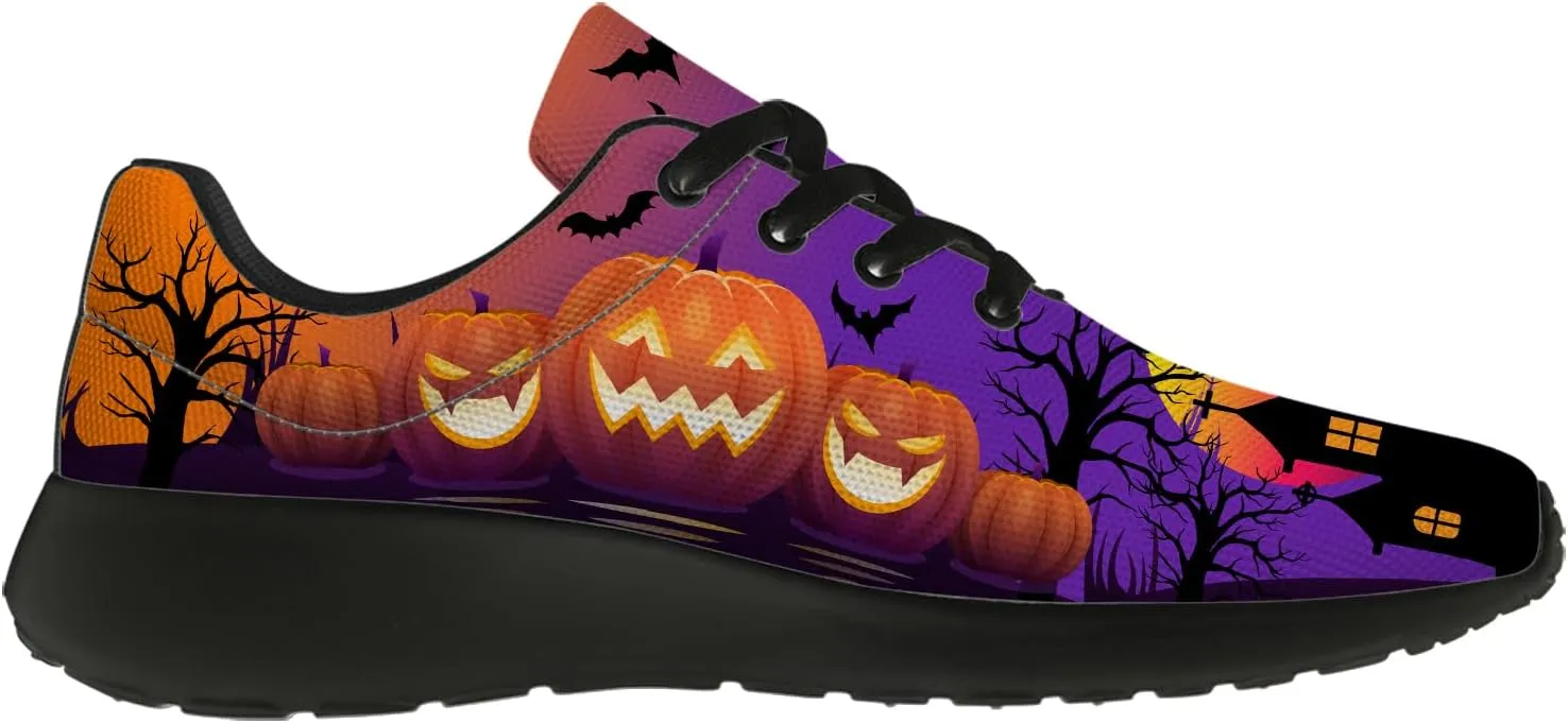 Halloween Shoes for Women Men Running Shoes Walking Sneakers Tennis Shoes Gifts for Women Men