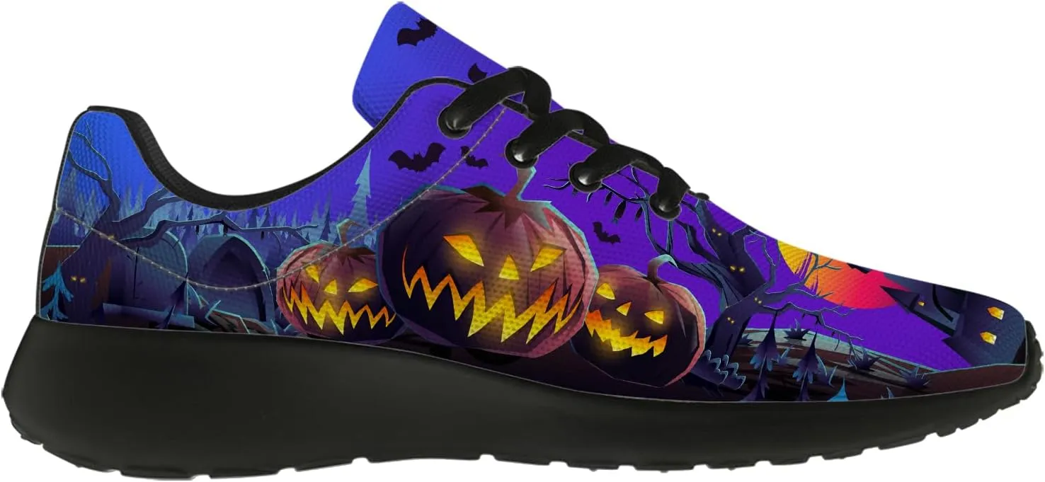 Halloween Shoes for Women Men Running Shoes Walking Sneakers Tennis Shoes Gifts for Women Men