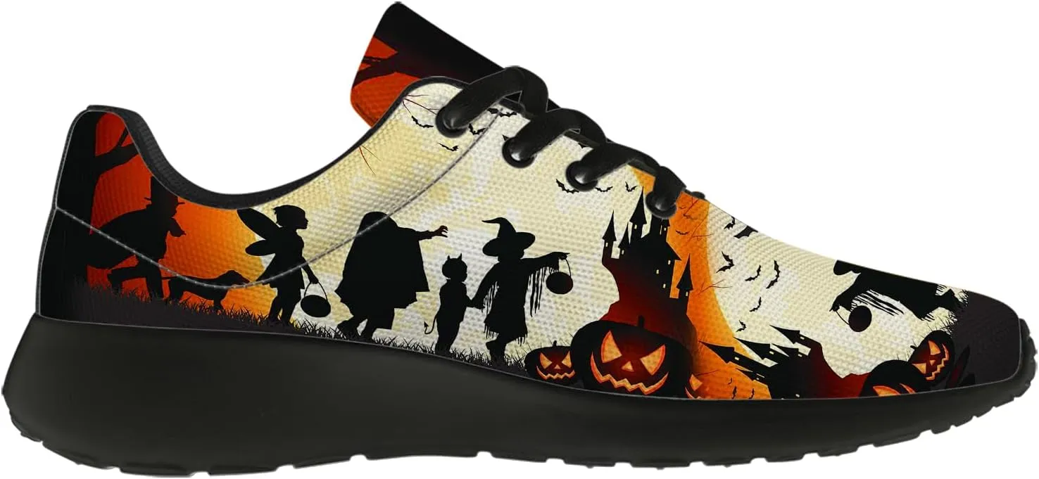 Halloween Shoes for Women Men Running Shoes Walking Sneakers Tennis Shoes Gifts for Women Men