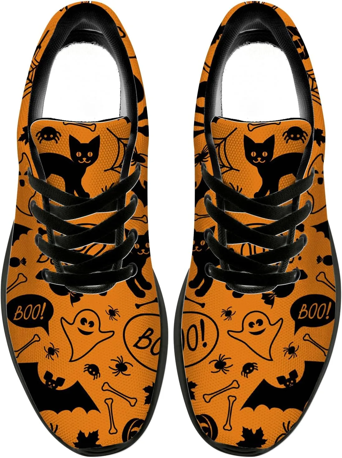 Halloween Shoes Women Men Tennis Shoes Cartoon Sneakers Running Shoes Gifts for Women Men