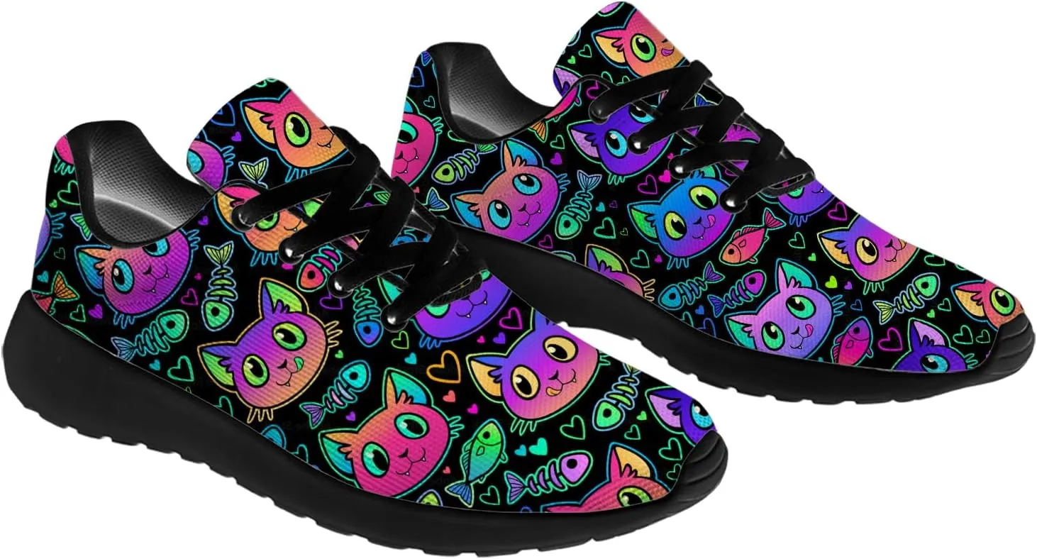 Halloween Shoes Women Men Tennis Shoes Cartoon Sneakers Running Shoes Gifts for Women Men