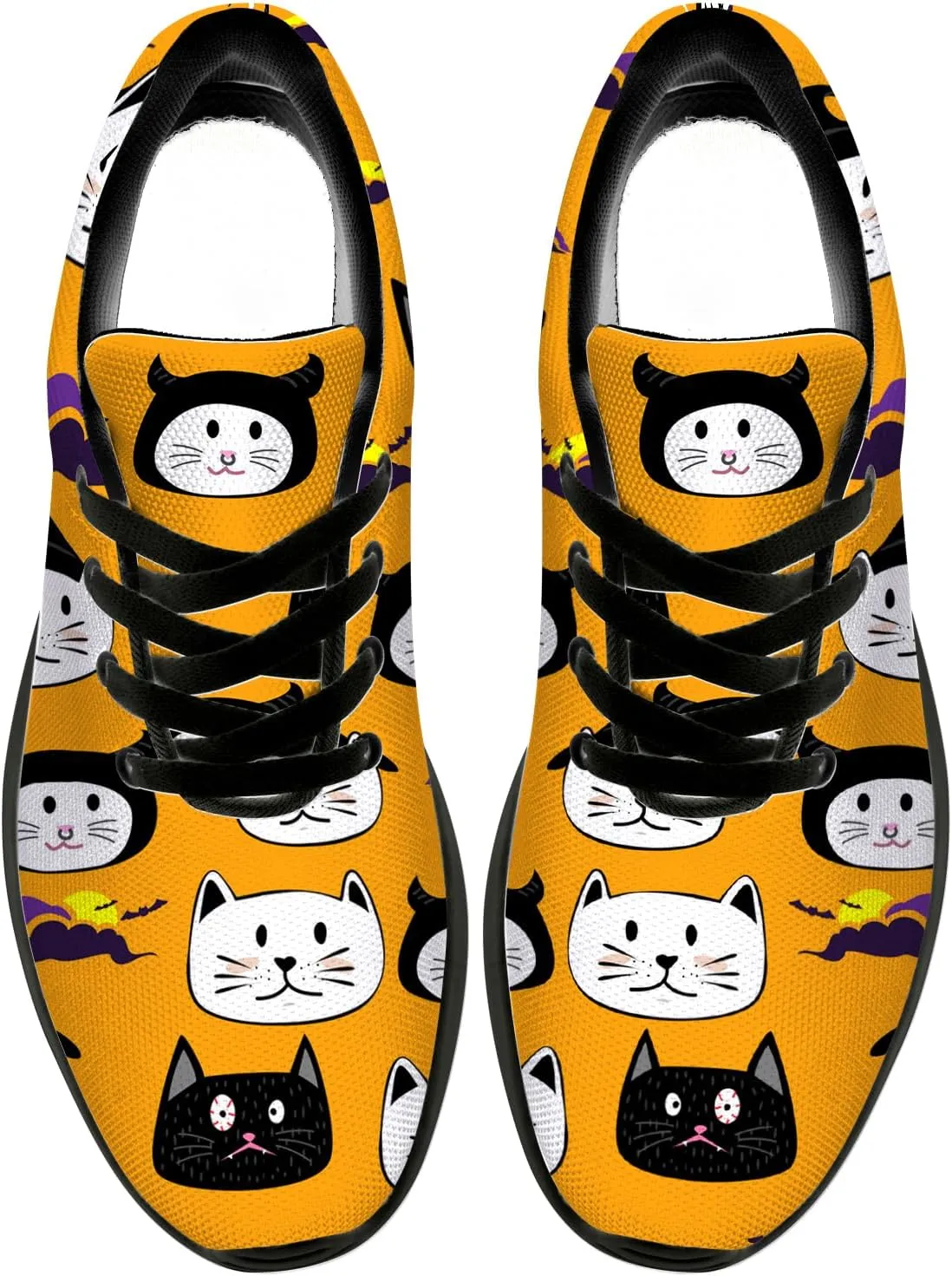 Halloween Shoes Women Men Tennis Shoes Cartoon Sneakers Running Shoes Gifts for Women Men