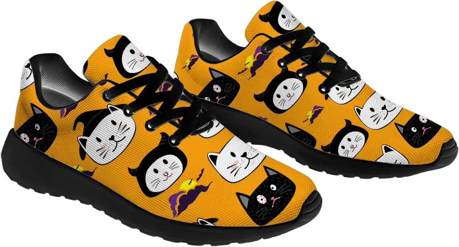 Halloween Shoes Women Men Tennis Shoes Cartoon Sneakers Running Shoes Gifts for Women Men