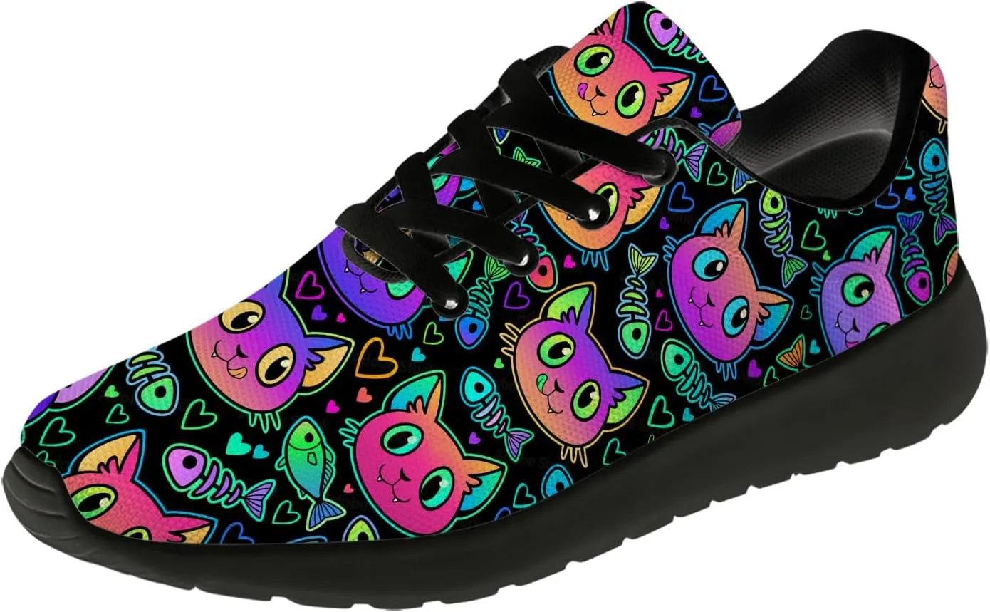 Halloween Shoes Women Men Tennis Shoes Cartoon Sneakers Running Shoes Gifts for Women Men