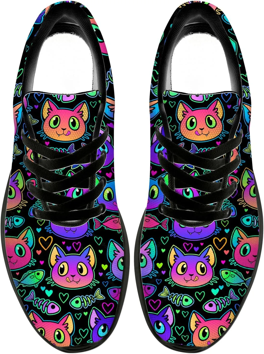Halloween Shoes Women Men Tennis Shoes Cartoon Sneakers Running Shoes Gifts for Women Men