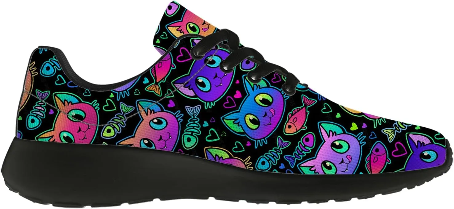 Halloween Shoes Women Men Tennis Shoes Cartoon Sneakers Running Shoes Gifts for Women Men