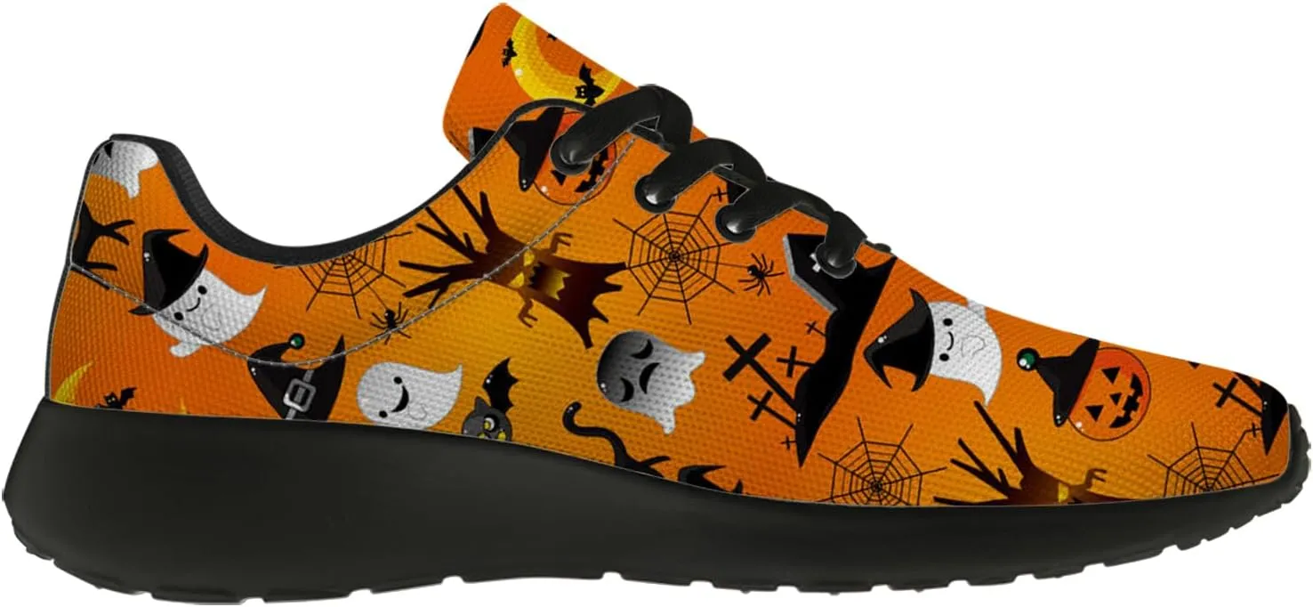 Halloween Shoes Women Men Tennis Shoes Cartoon Sneakers Running Shoes Gifts for Women Men