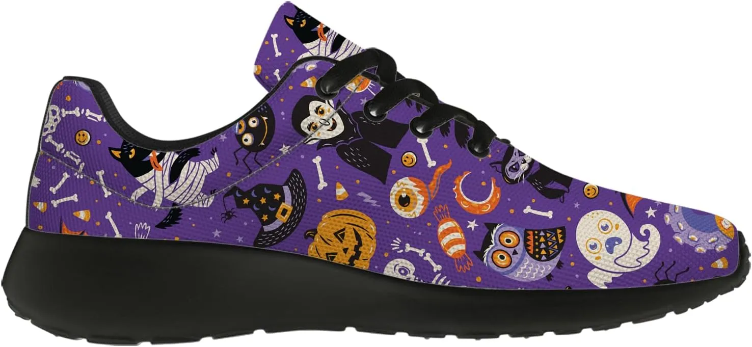 Halloween Shoes Women Men Tennis Shoes Cartoon Sneakers Running Shoes Gifts for Women Men