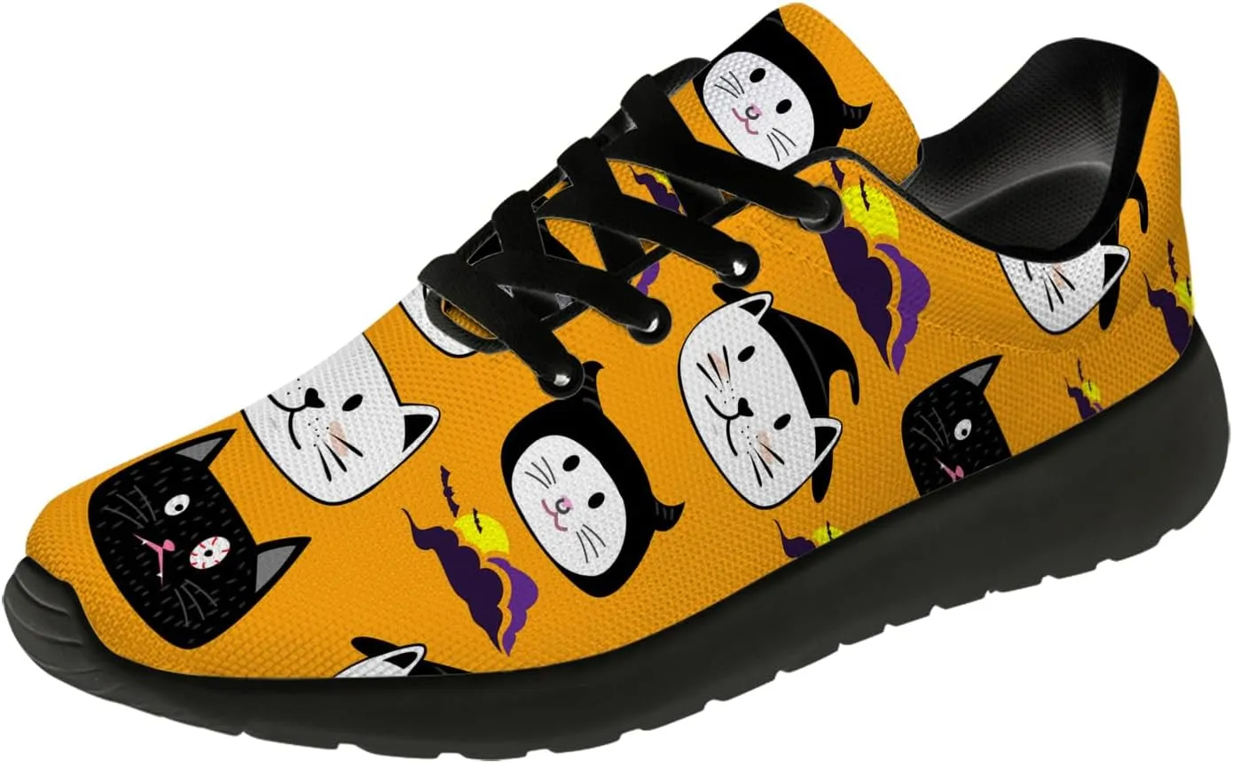 Halloween Shoes Women Men Tennis Shoes Cartoon Sneakers Running Shoes Gifts for Women Men