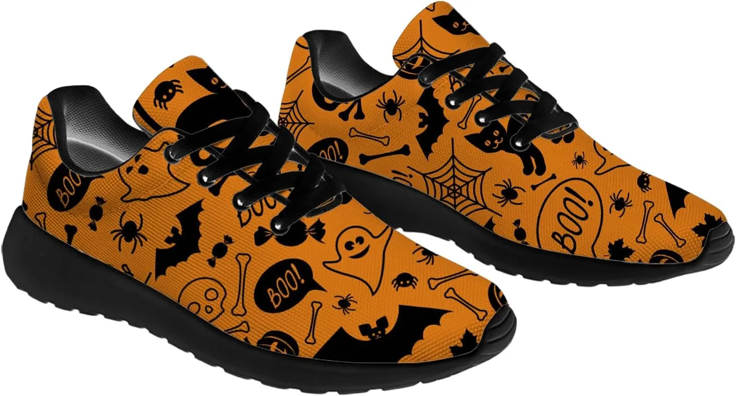 Halloween Shoes Women Men Tennis Shoes Cartoon Sneakers Running Shoes Gifts for Women Men