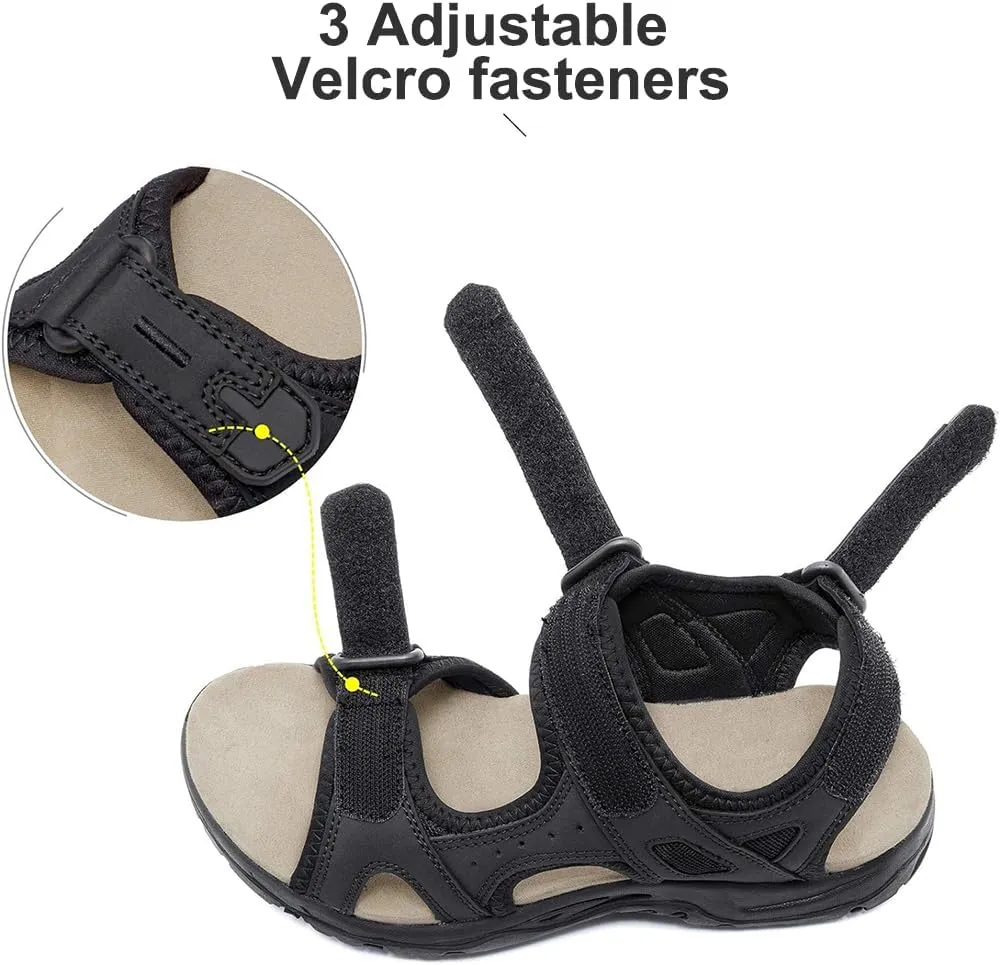 Hiking Sandals for Women, Comfortable Sports Sandals Waterproof for Beach Water Walks with Arch Support
