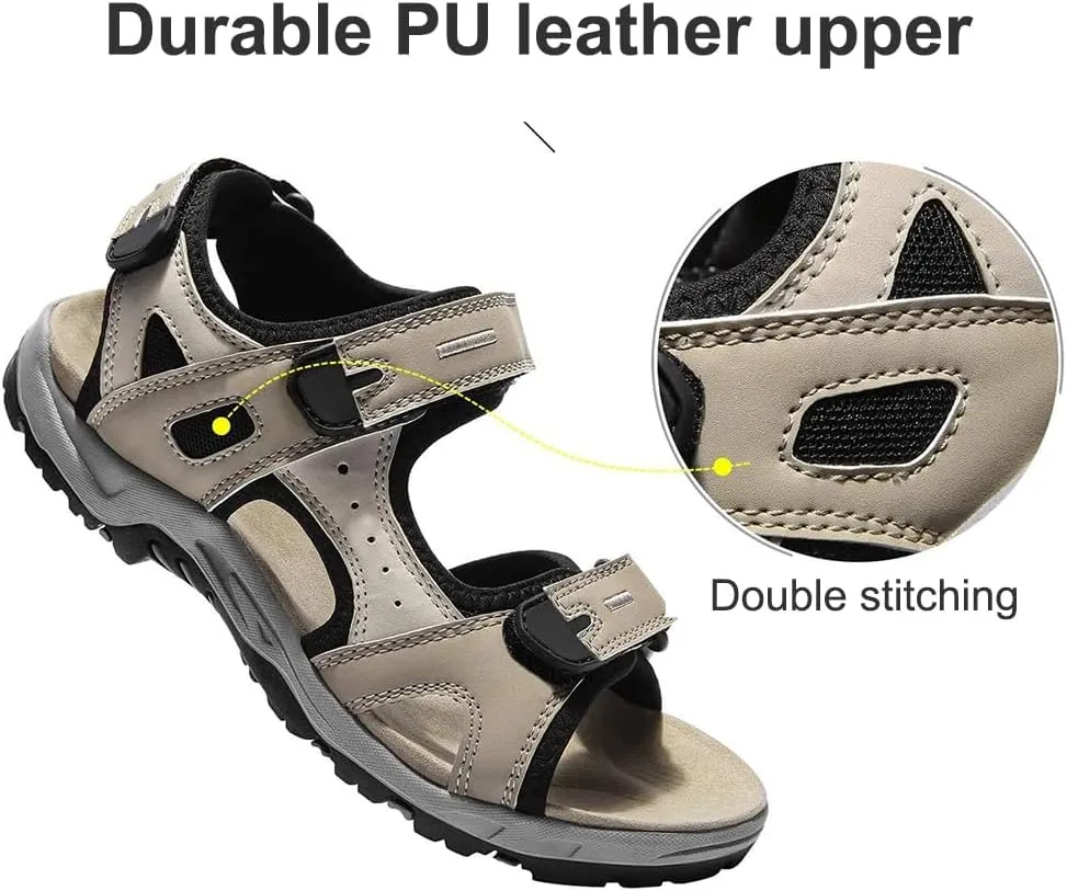 Hiking Sandals for Women, Comfortable Sports Sandals Waterproof for Beach Water Walks with Arch Support