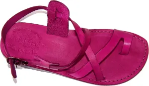 Holy Land Market Unisex Leather Biblical Sandals (Jesus - Yashua) Jesus - Colored