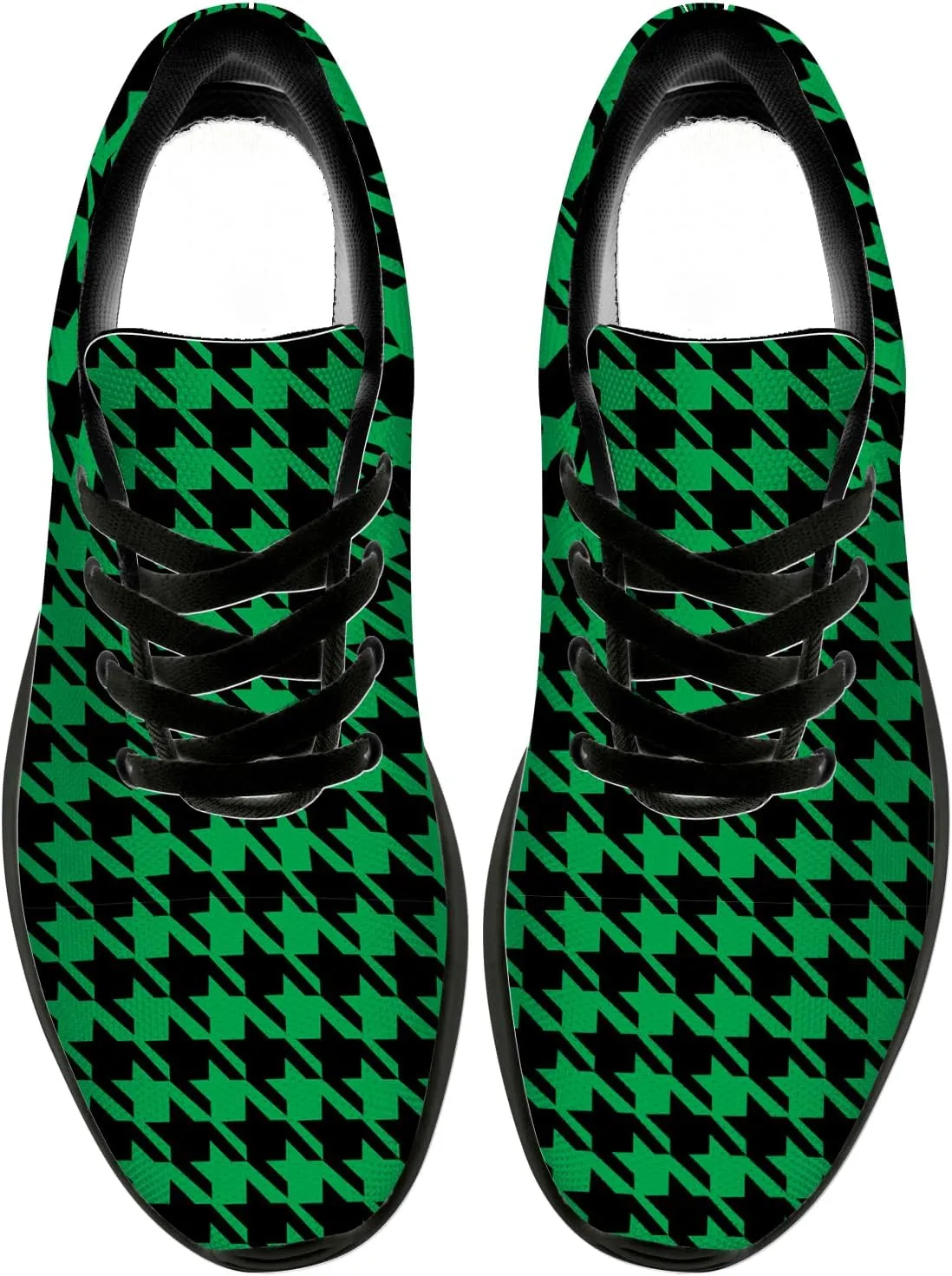 Houndstooth Shoes for Women Men Running Shoes Walking Sneakers Tennis Shoes Gifts for Women Men