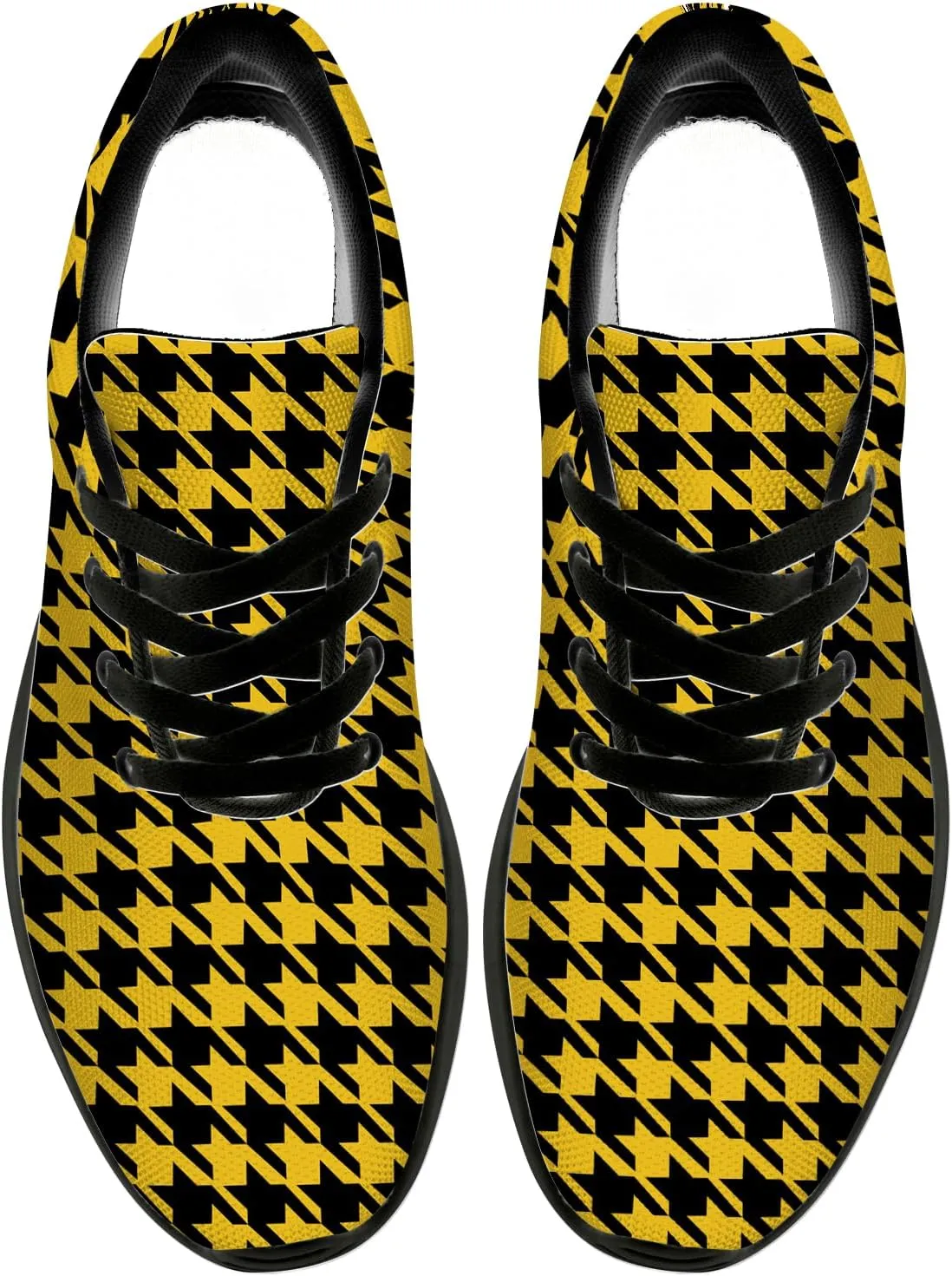Houndstooth Shoes for Women Men Running Shoes Walking Sneakers Tennis Shoes Gifts for Women Men