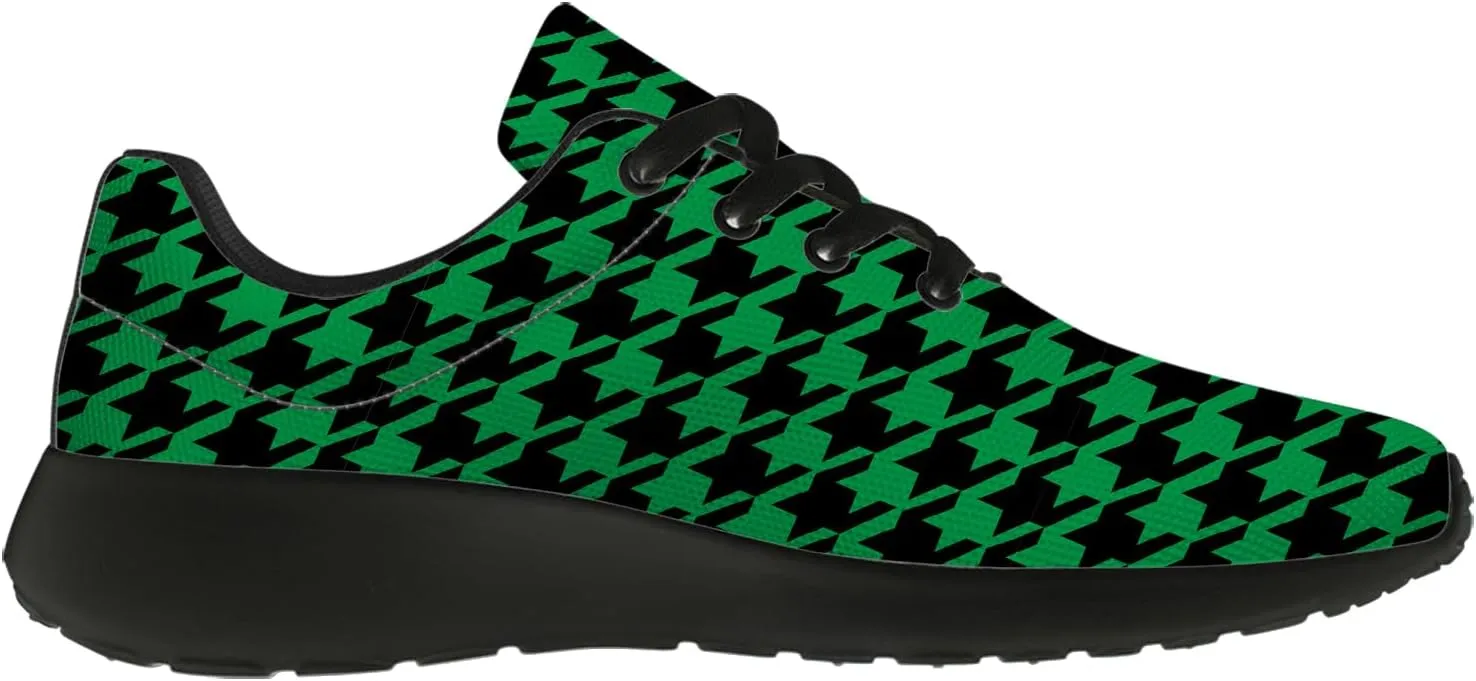 Houndstooth Shoes for Women Men Running Shoes Walking Sneakers Tennis Shoes Gifts for Women Men