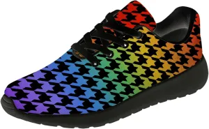 Houndstooth Shoes for Women Men Running Shoes Walking Sneakers Tennis Shoes Gifts for Women Men