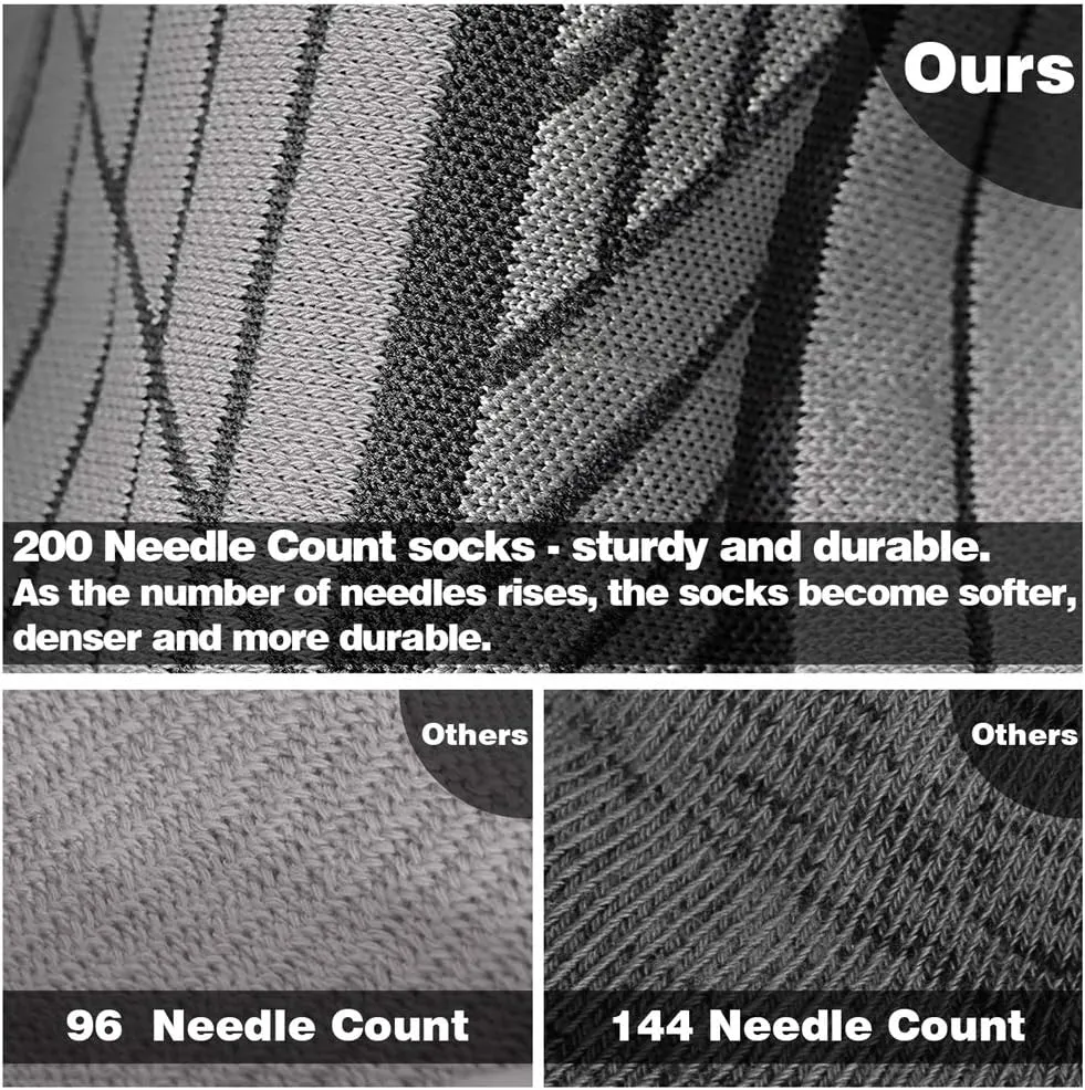 Hylaea No Show Running Athletic Anti-Blister Wicking Coolmax Socks, Seamless Anti-odor