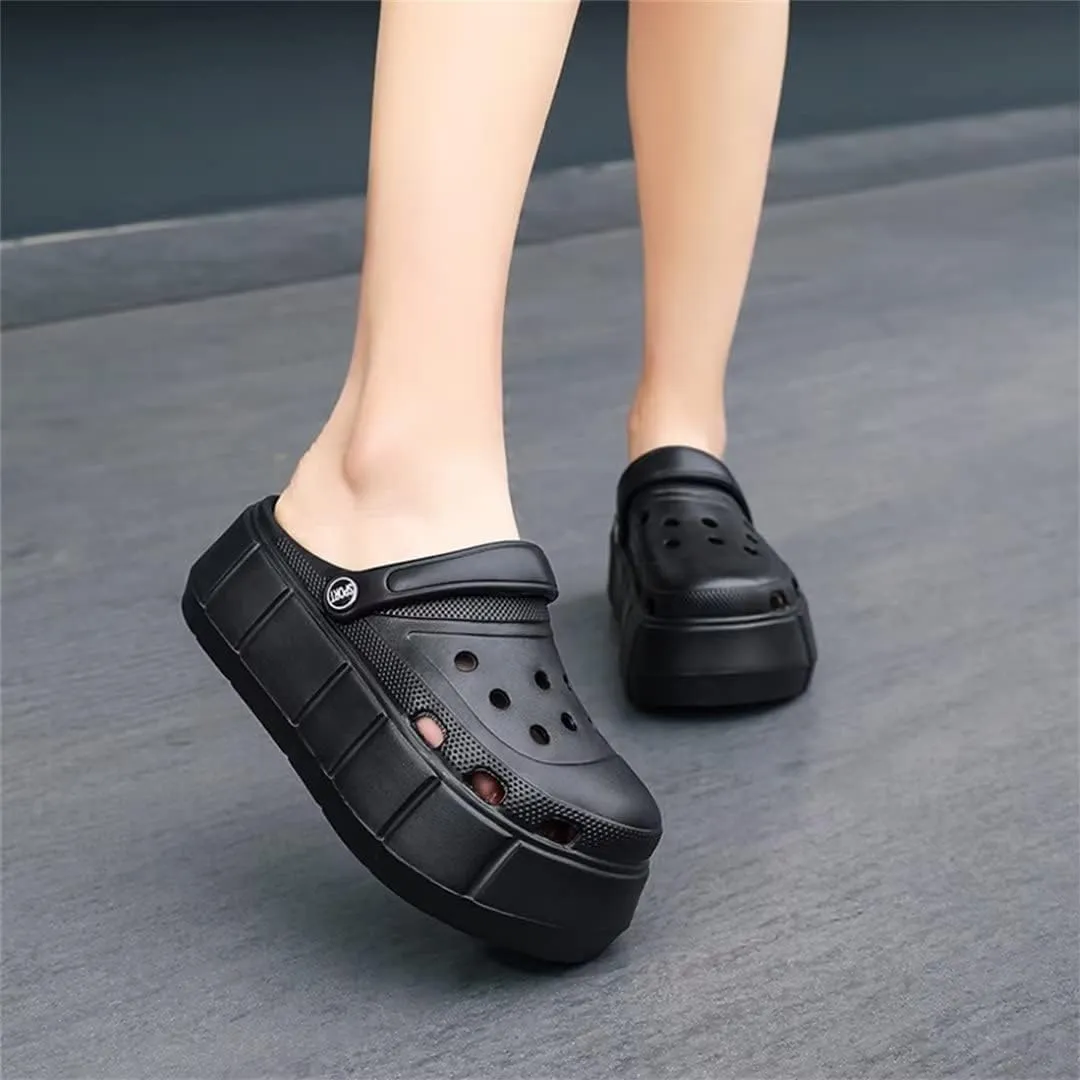 Jakcuz Women Adult Clogs Ultra Cushion Garden Shoes Non-Slip Sandals Slides Soft Platform Closed-Toe Outdoor Beach Shoes