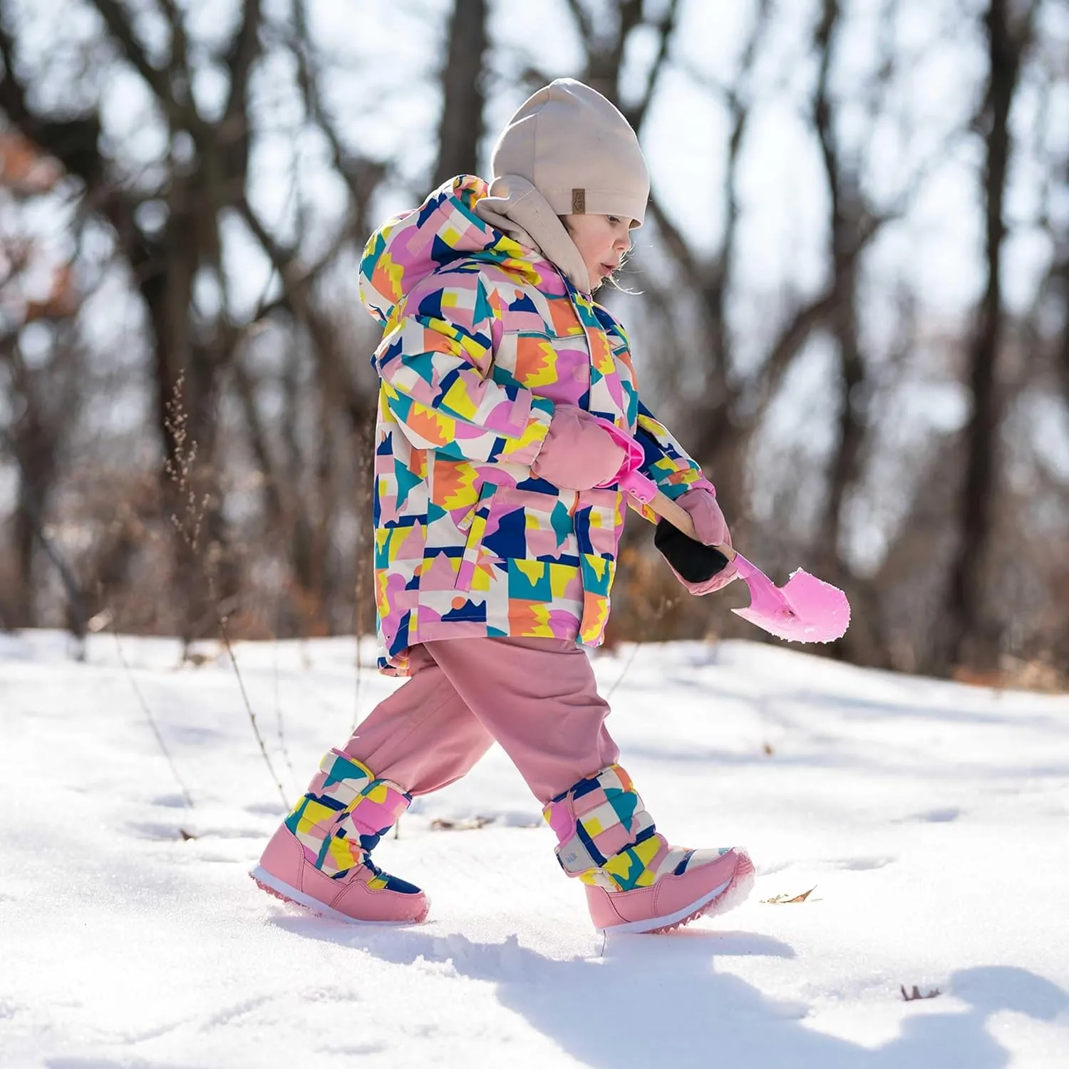 JAN & JUL Water-Resistant Snow Boots for Toddlers and Kids