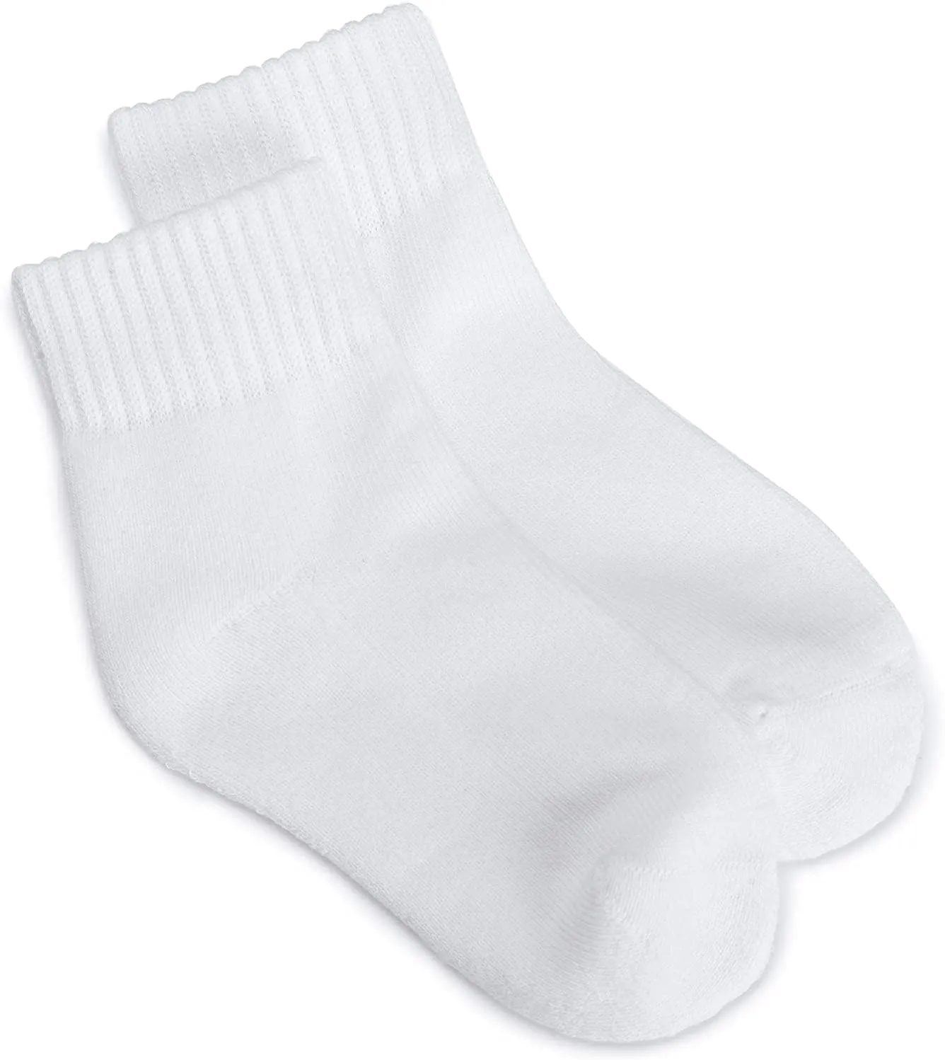 Jefferies Socks Mens Quarter Half Cushion Seamless Sport Socks 6 Pair Pack