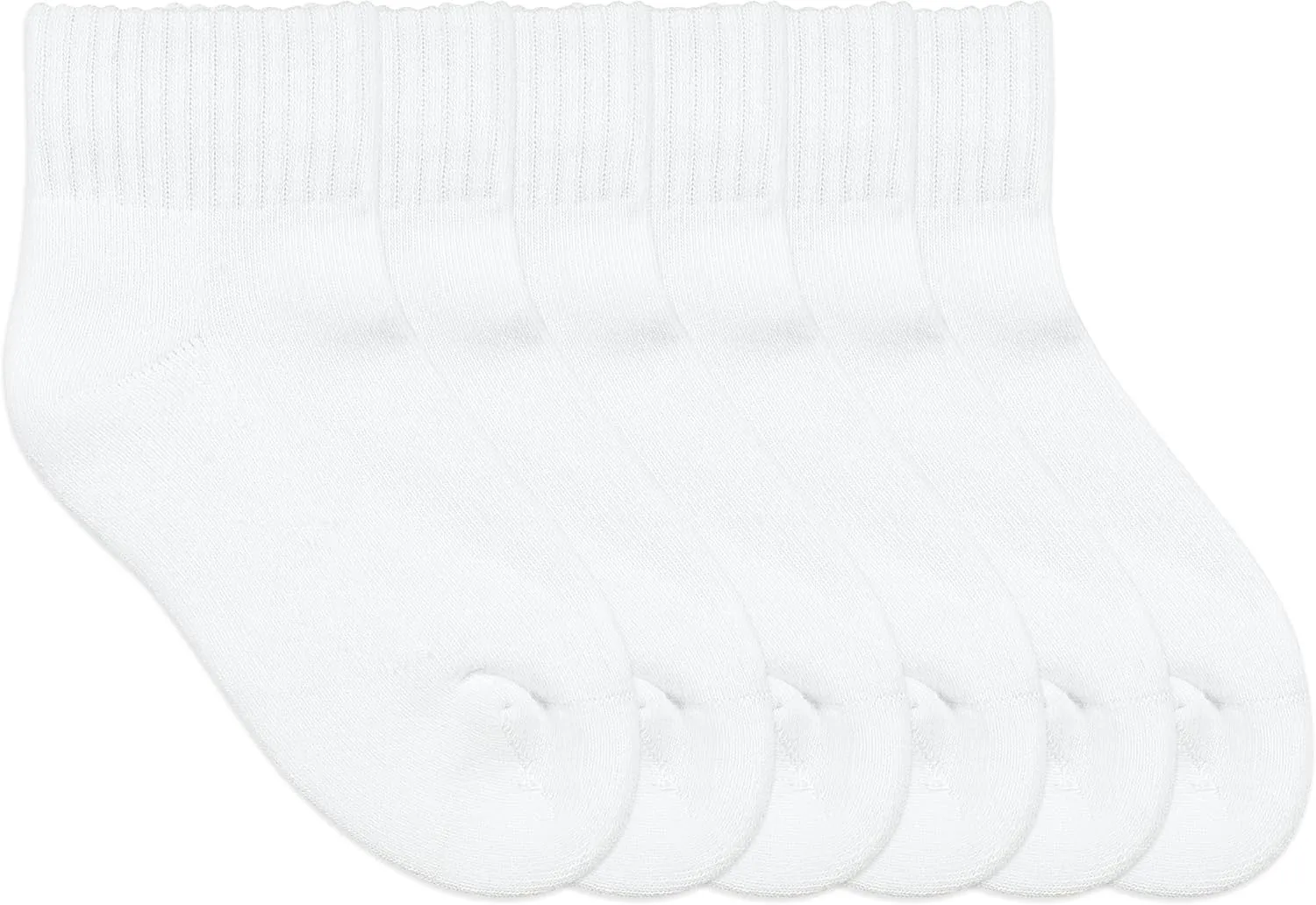 Jefferies Socks Mens Quarter Half Cushion Seamless Sport Socks 6 Pair Pack