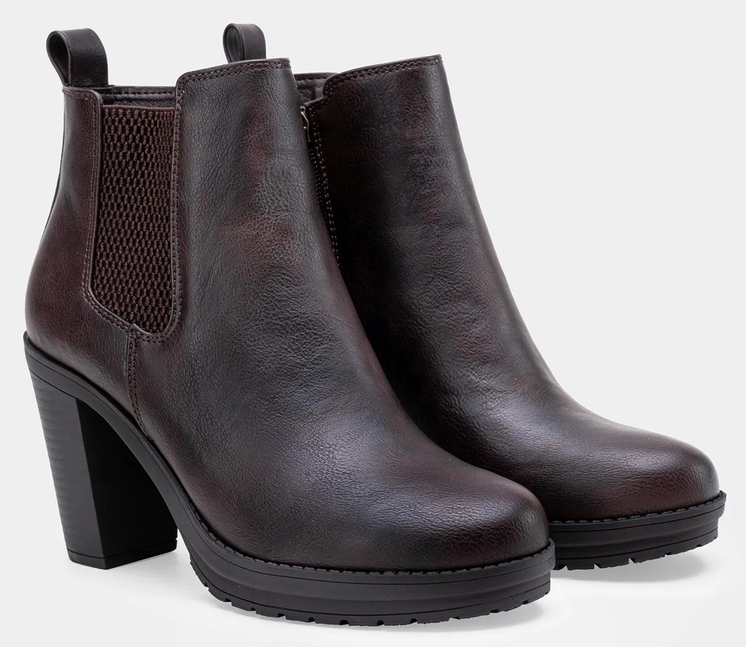 Jeossy Women's 9676 Ankle Booties Platform Chunky Heel Boots