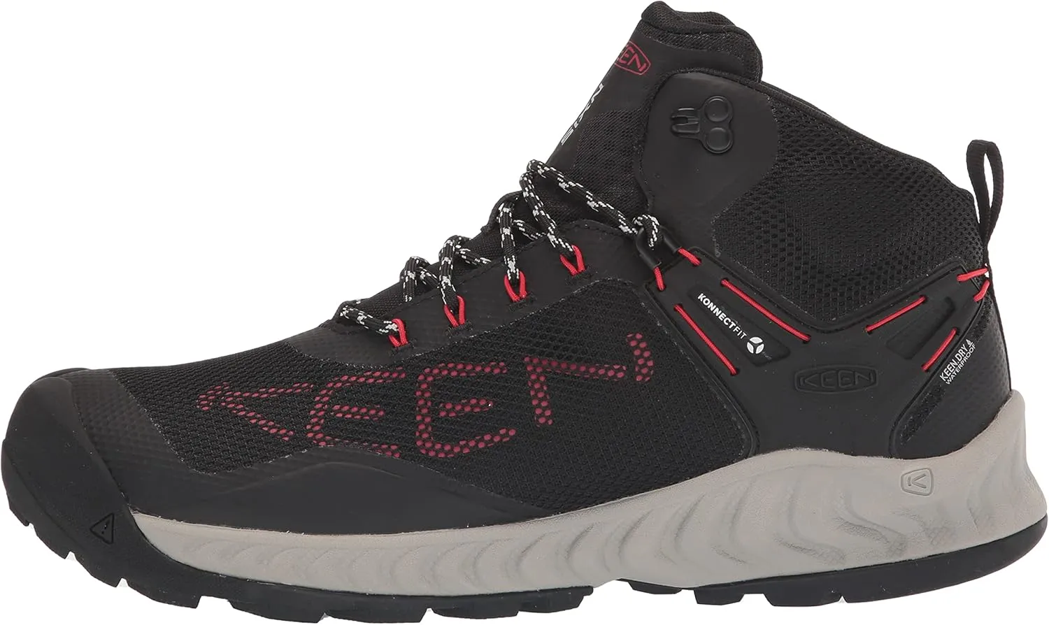 KEEN Men's Nxis Evo Mid Height Waterproof Fast Packing Hiking Boots