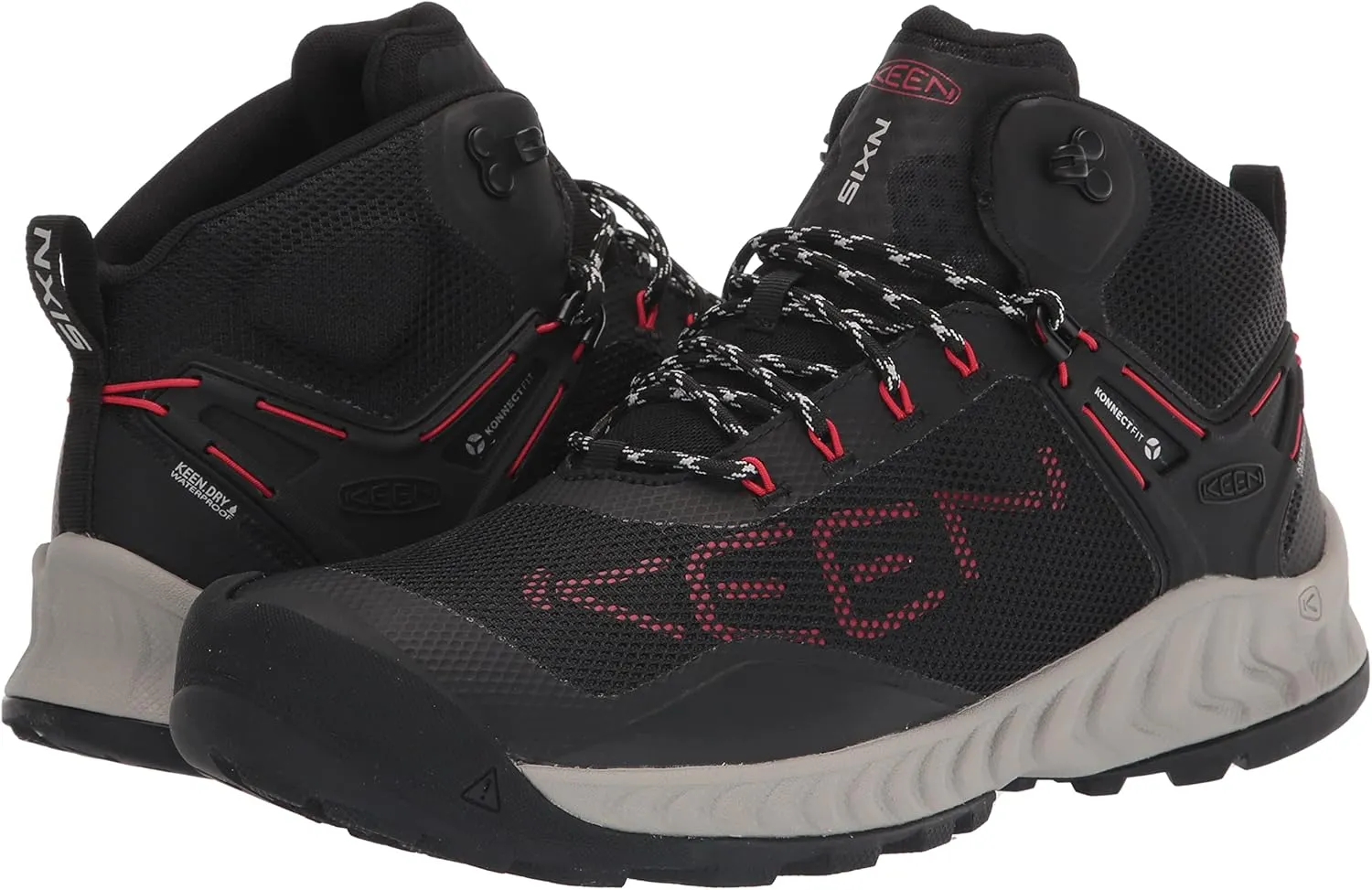 KEEN Men's Nxis Evo Mid Height Waterproof Fast Packing Hiking Boots