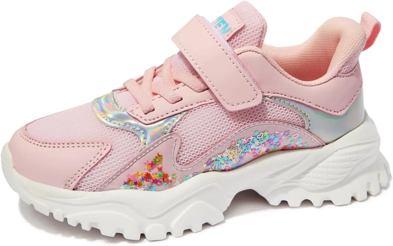 Kids Shoes Lightweight Breathable Running Tennis Boys Girls Sneakers