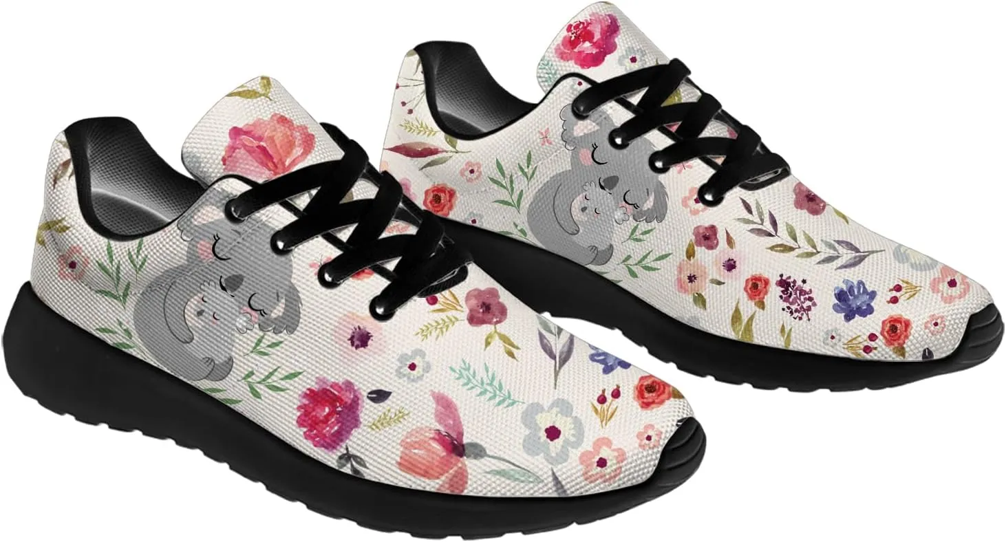 Koala Shoes for Women Men Running Shoes Cute Animal Sneakers Tennis Shoes Gifts for Women Men